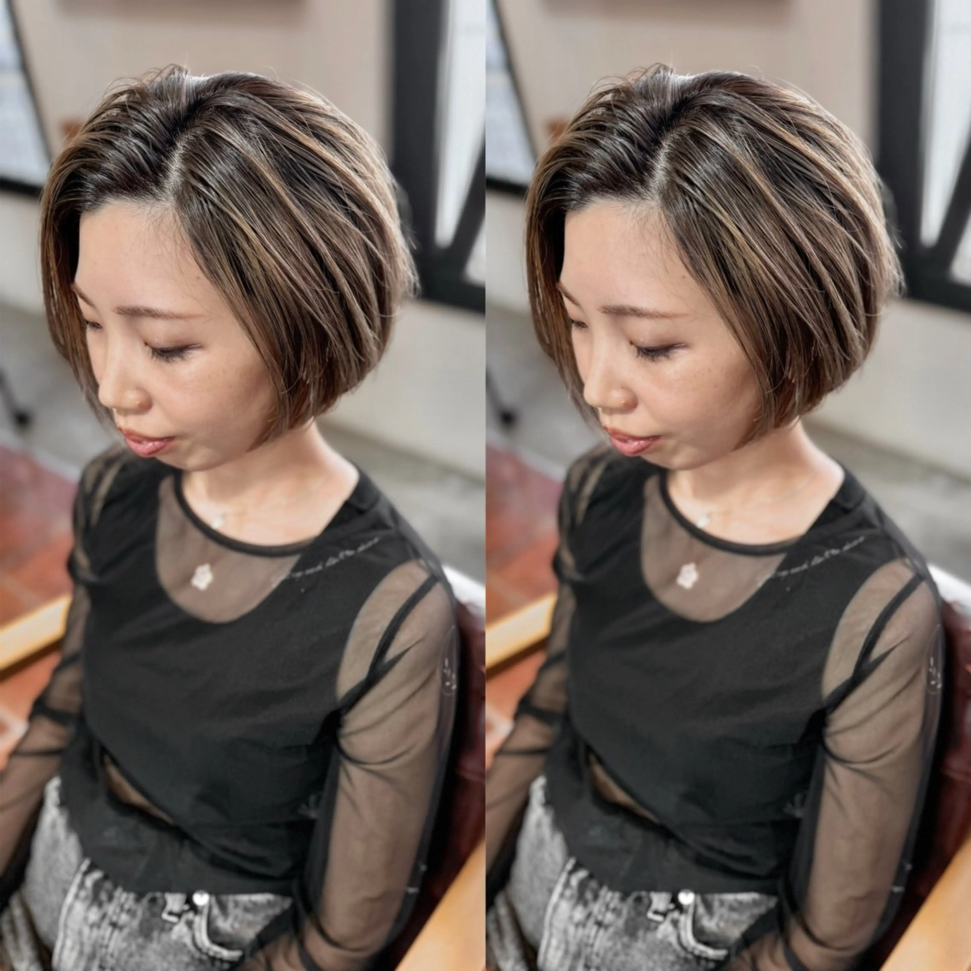 ショート カラー カット ヘアカラー 木村丈晴✂️ご来店 お待ちしてます😊のヘアスタイル