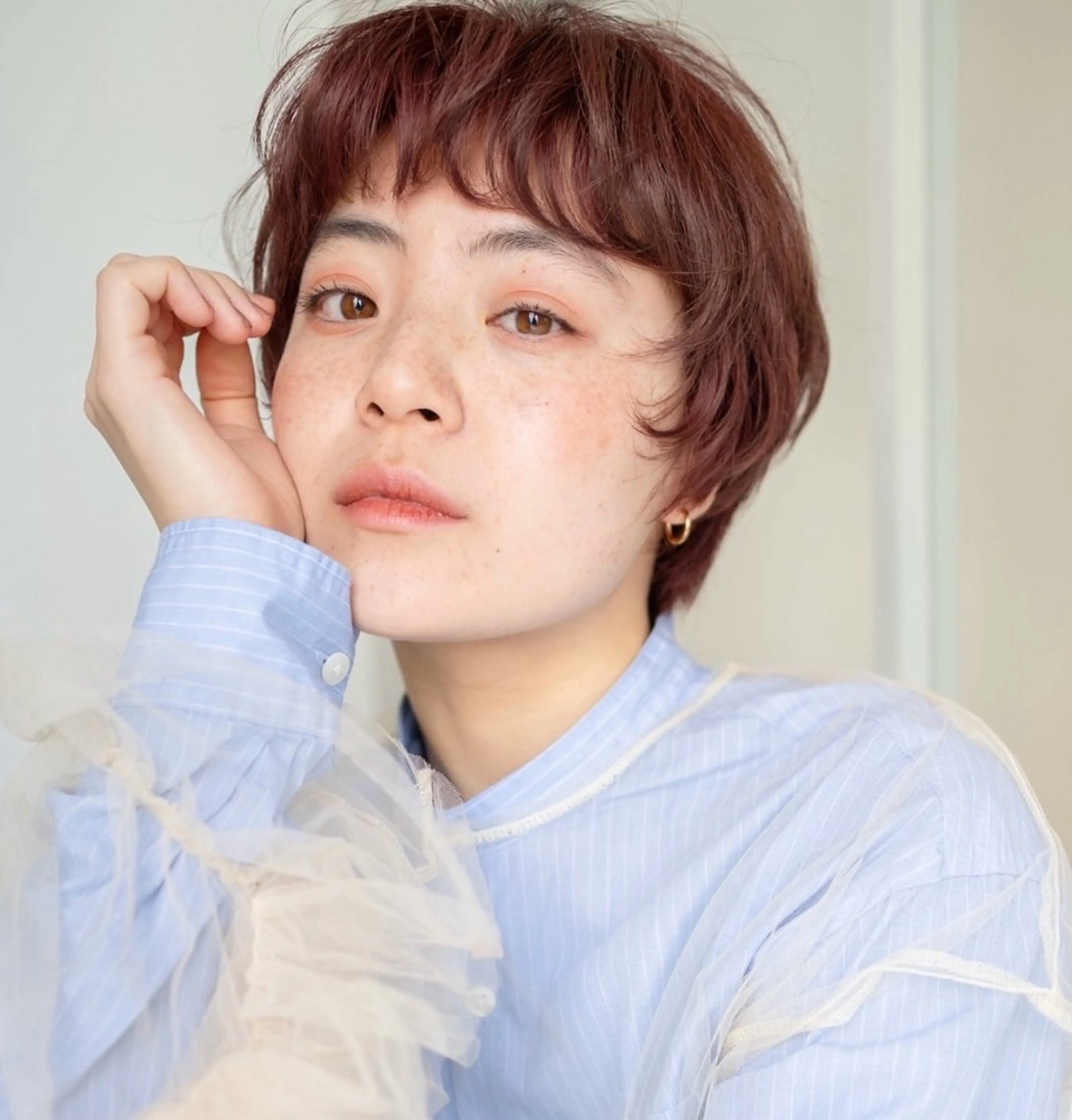 ショート ボブ／艶カラー ❣️マナミのヘアスタイル
