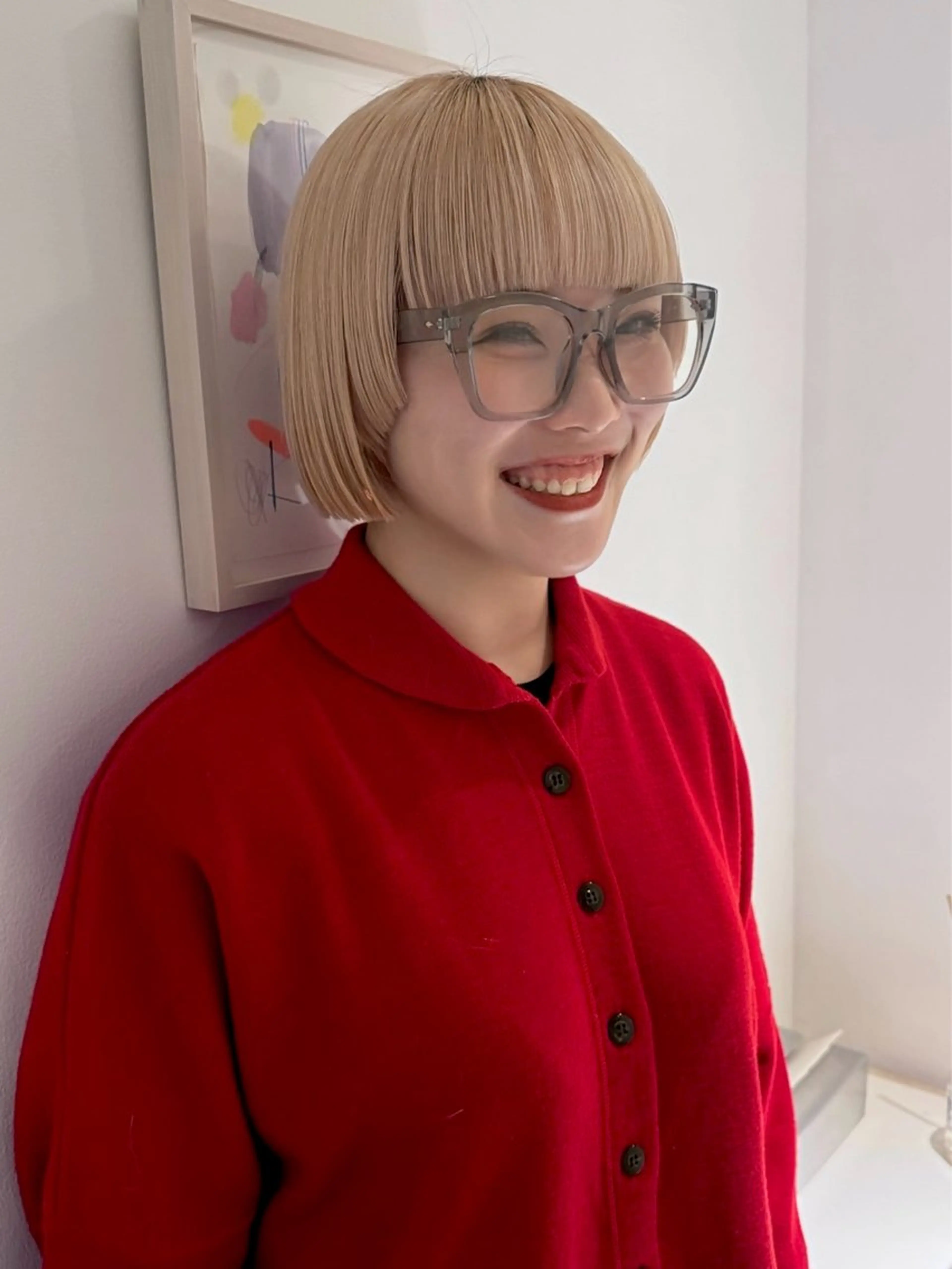 ショート カラー ハイトーンカラー ボブ ito suzuco @suc__asのヘアスタイル