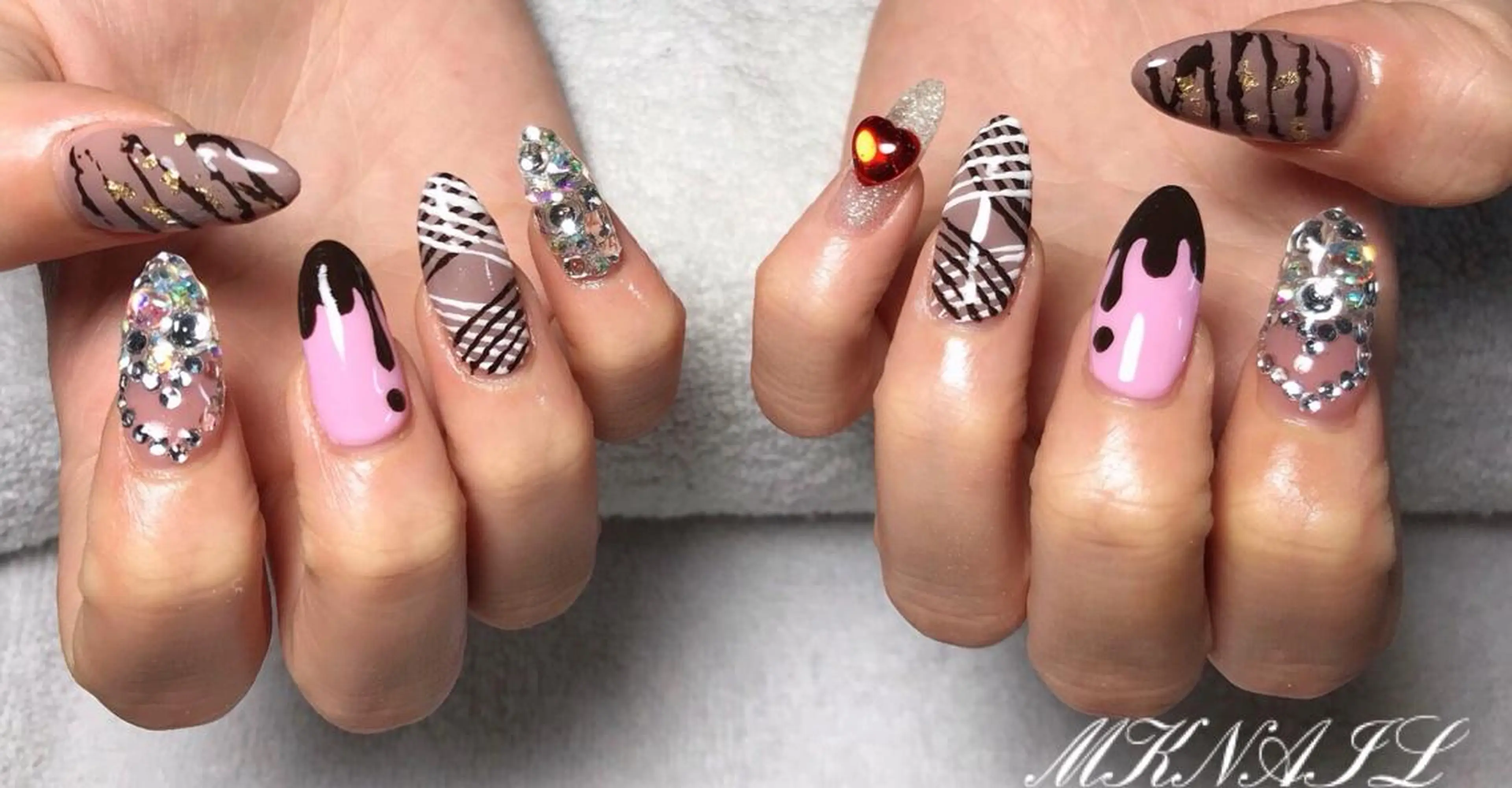 ネイル スカルプネイル MK NAILのネイルデザイン