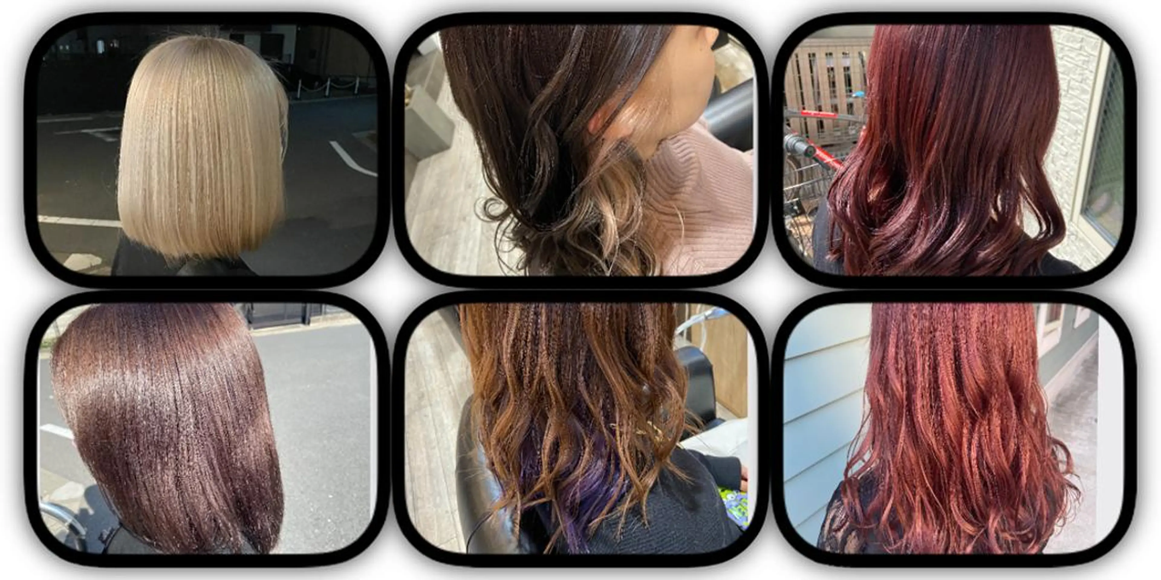 カラー 🪼高評価🪼 💎柴崎の藤咲💎のヘアスタイル