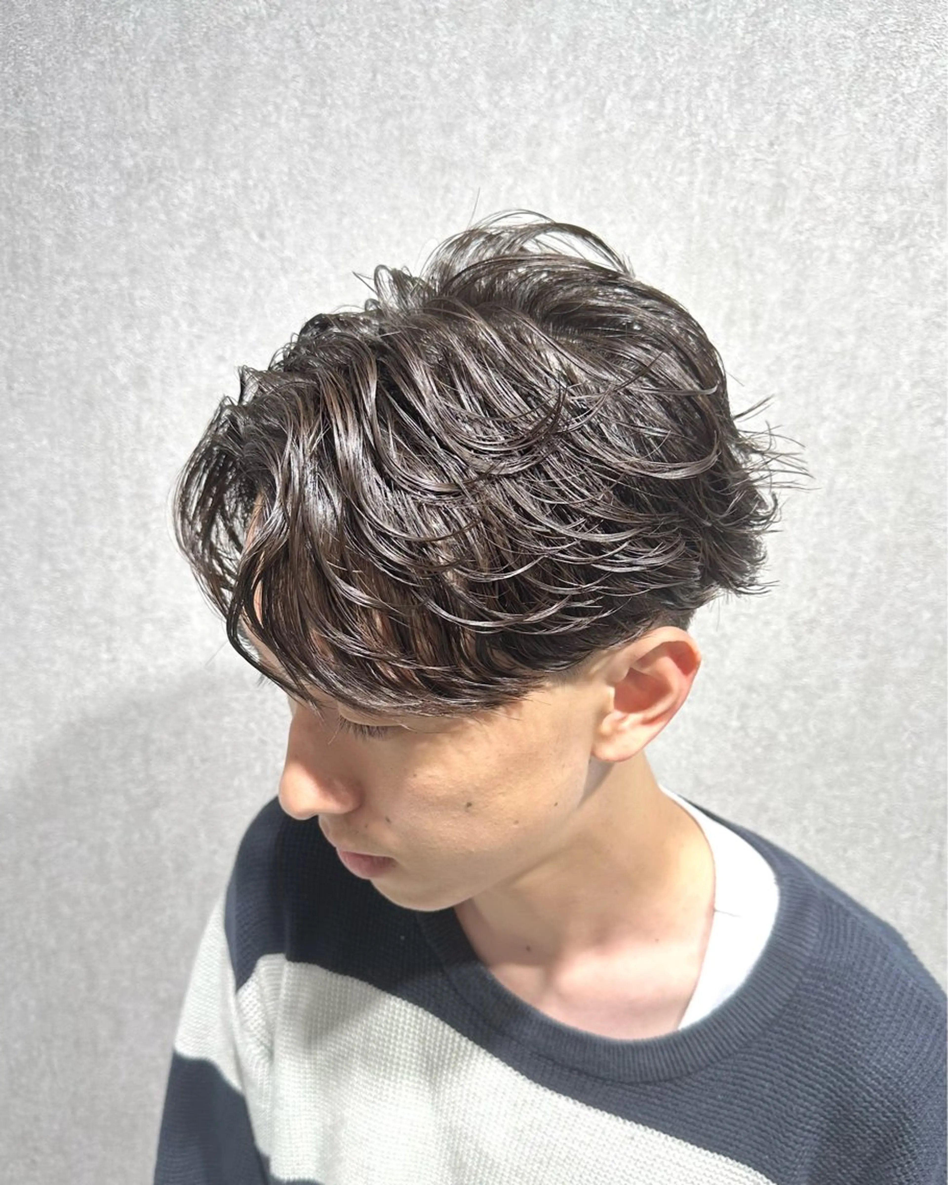 ショート パーマ メンズ フェザーパーマ メンズパーマ ショートヘア カット パーマ 🍀メンズパーマ職人 池袋🍀Yuraのヘアスタイル