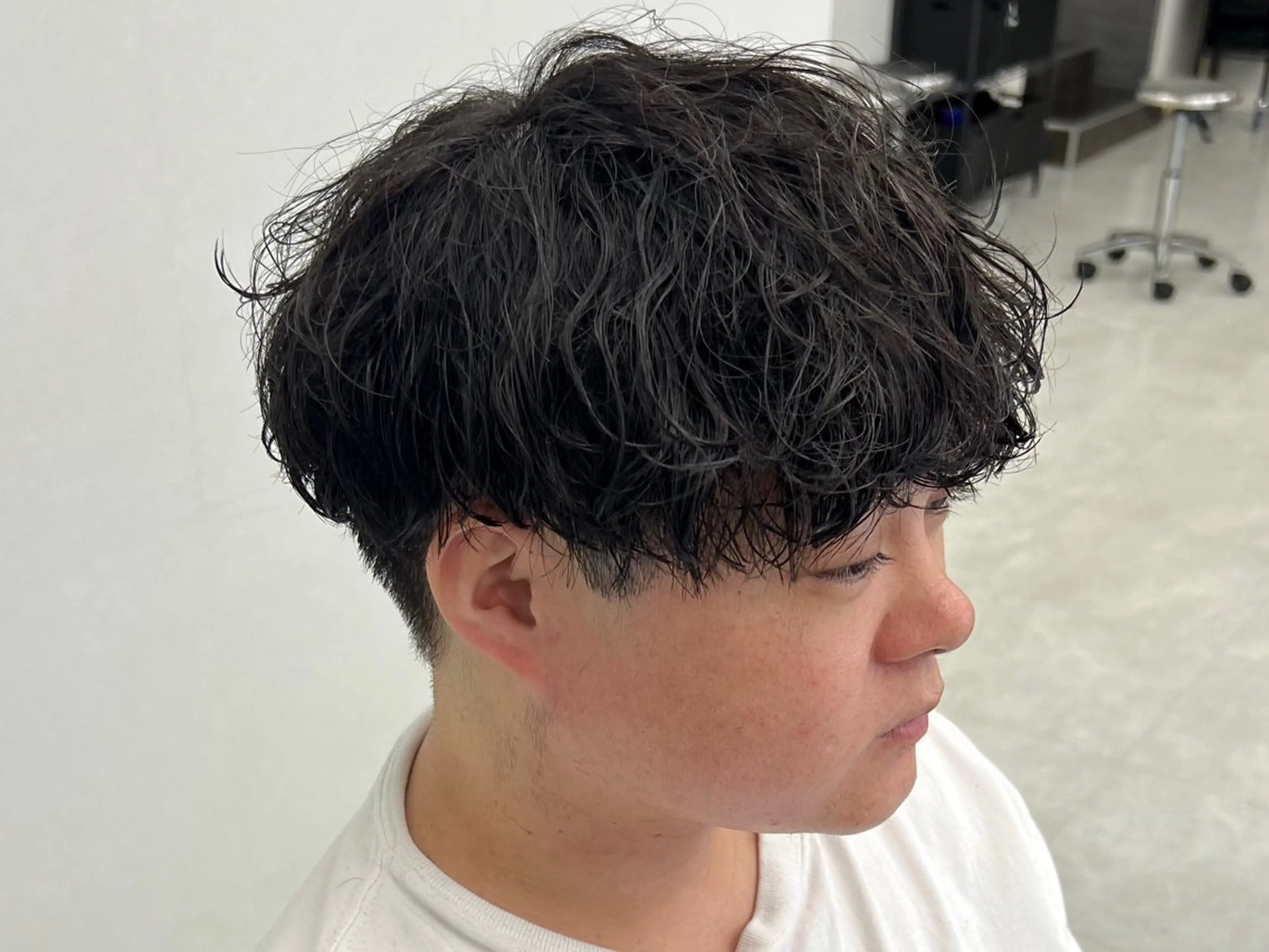 ショート パーマ メンズ カット パーマ ヘアセット 垢抜けメンズパーマ/ だいち先輩のヘアスタイル