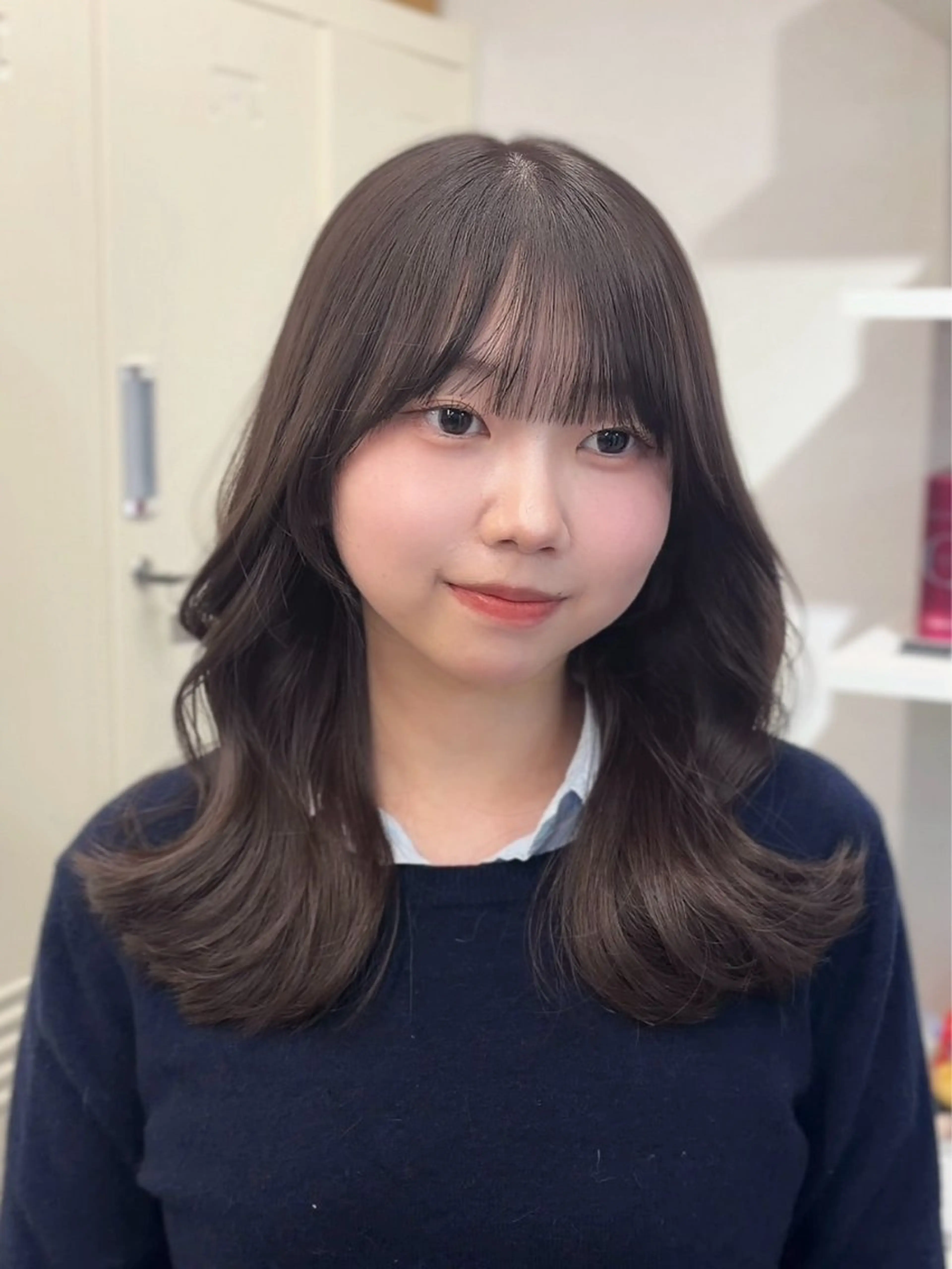 ミディアム 梅田/髪質改善特化/ 艶カラー🫧さくらこのヘアスタイル