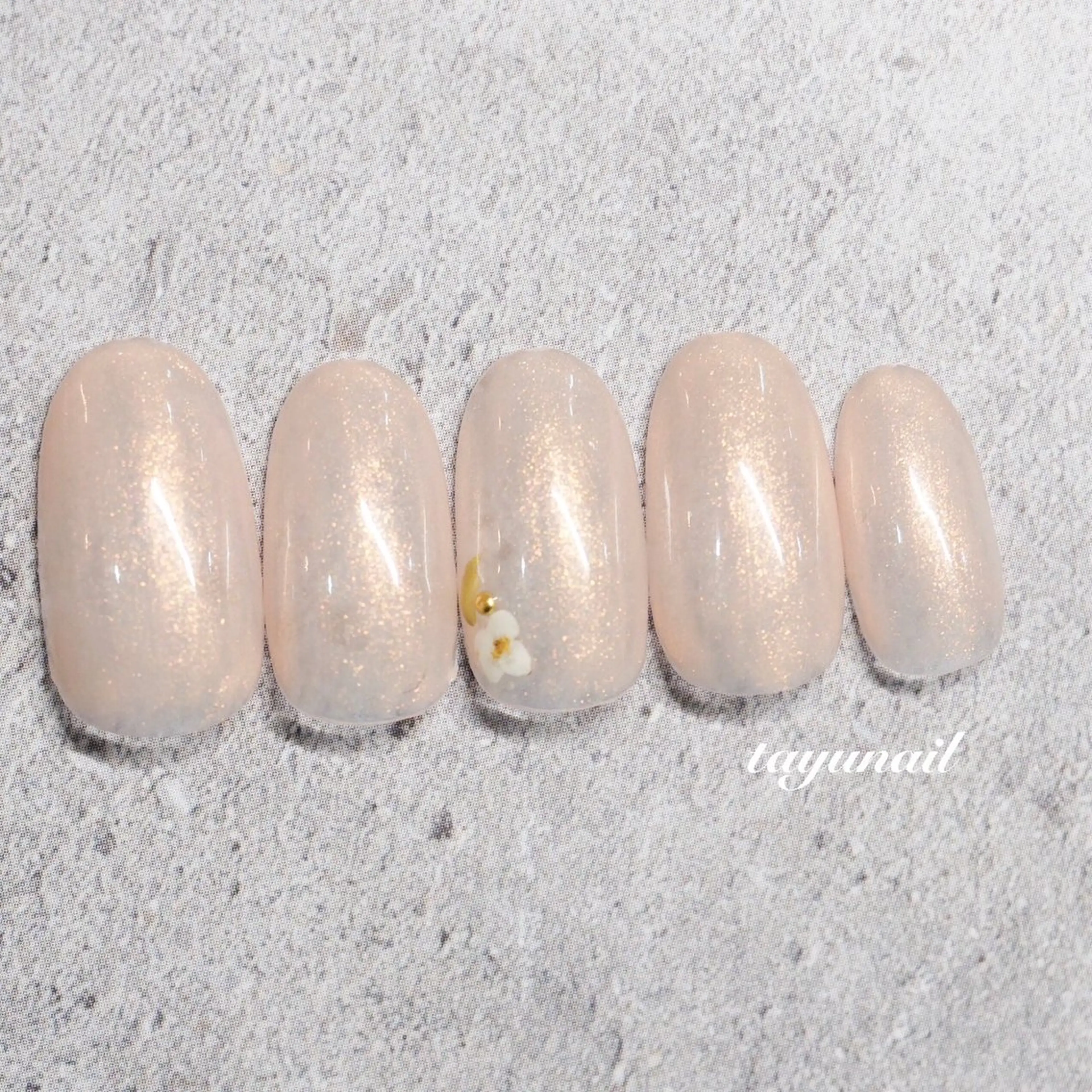 ネイル アートネイル ジェルネイル パラジェル シンプルネイル ハンドネイル ネイルサロン・ネイルスクール たゆnail所属・ネイルサロン 【たゆnail】のネイルデザイン