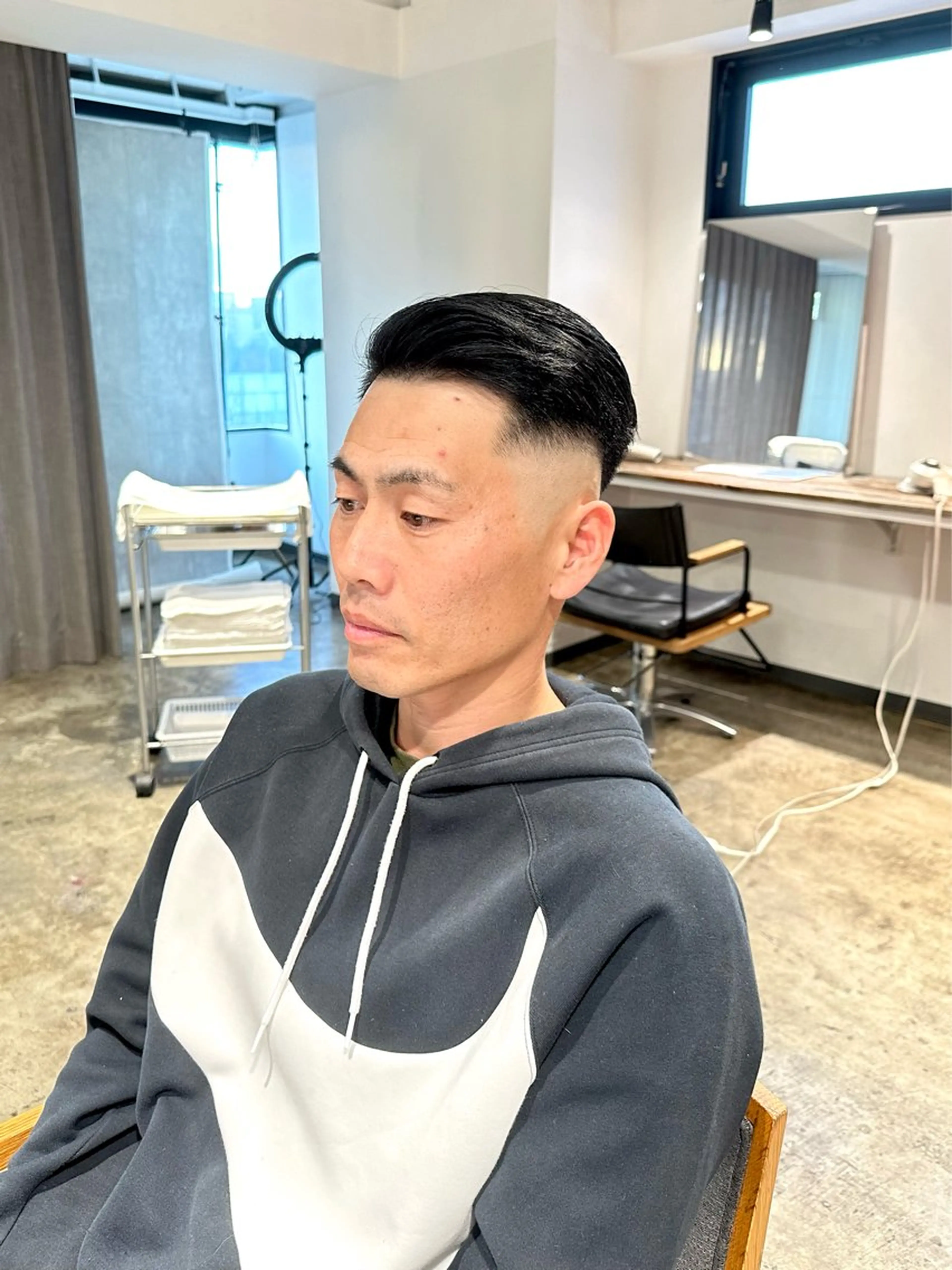 メンズ フェードカット メンズパーマ スキンフェード 刈り上げ カット 骨格補正施術/メンズ 専門美容師/YUYAのヘアスタイル