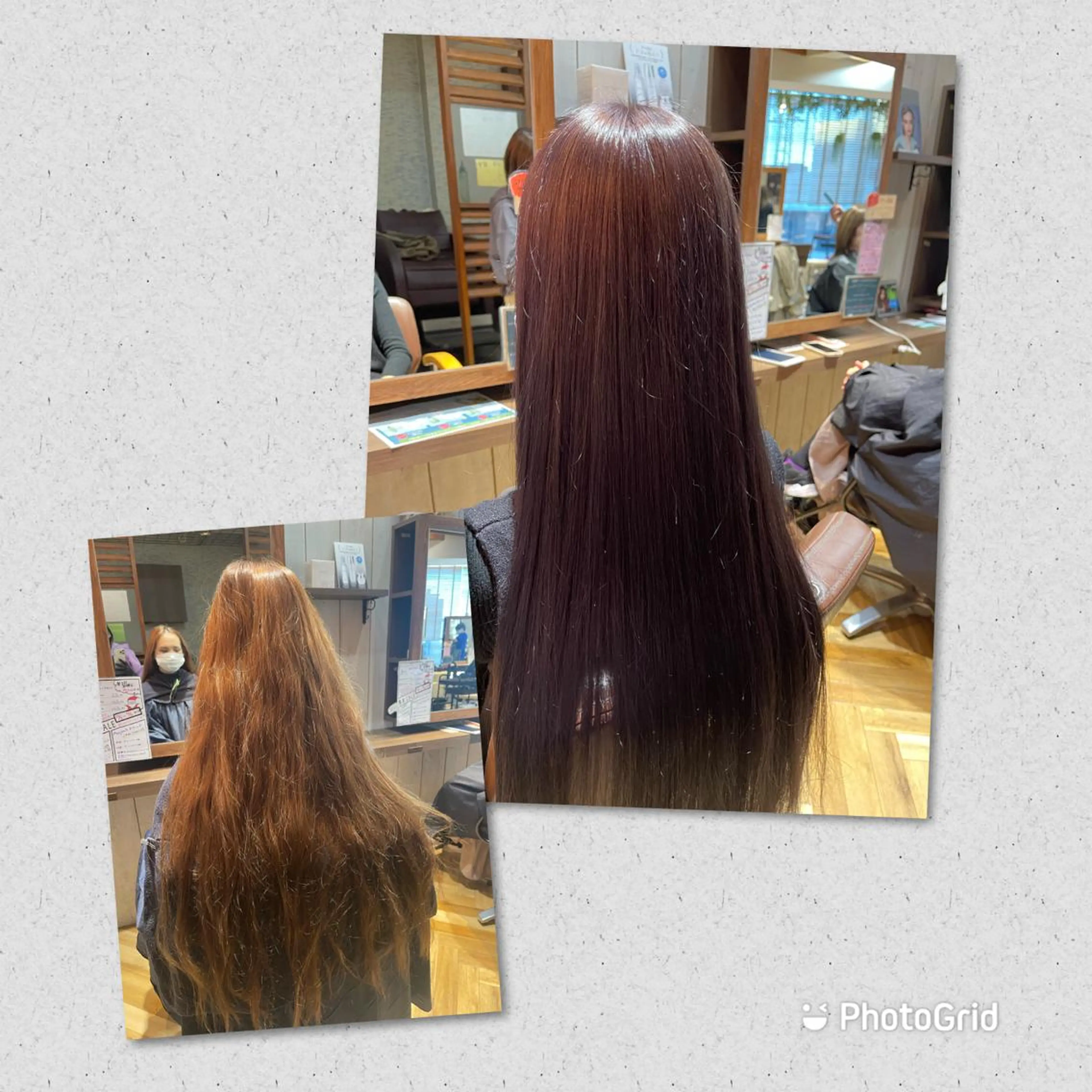 カラー バヤラー バイガルマーのヘアスタイル