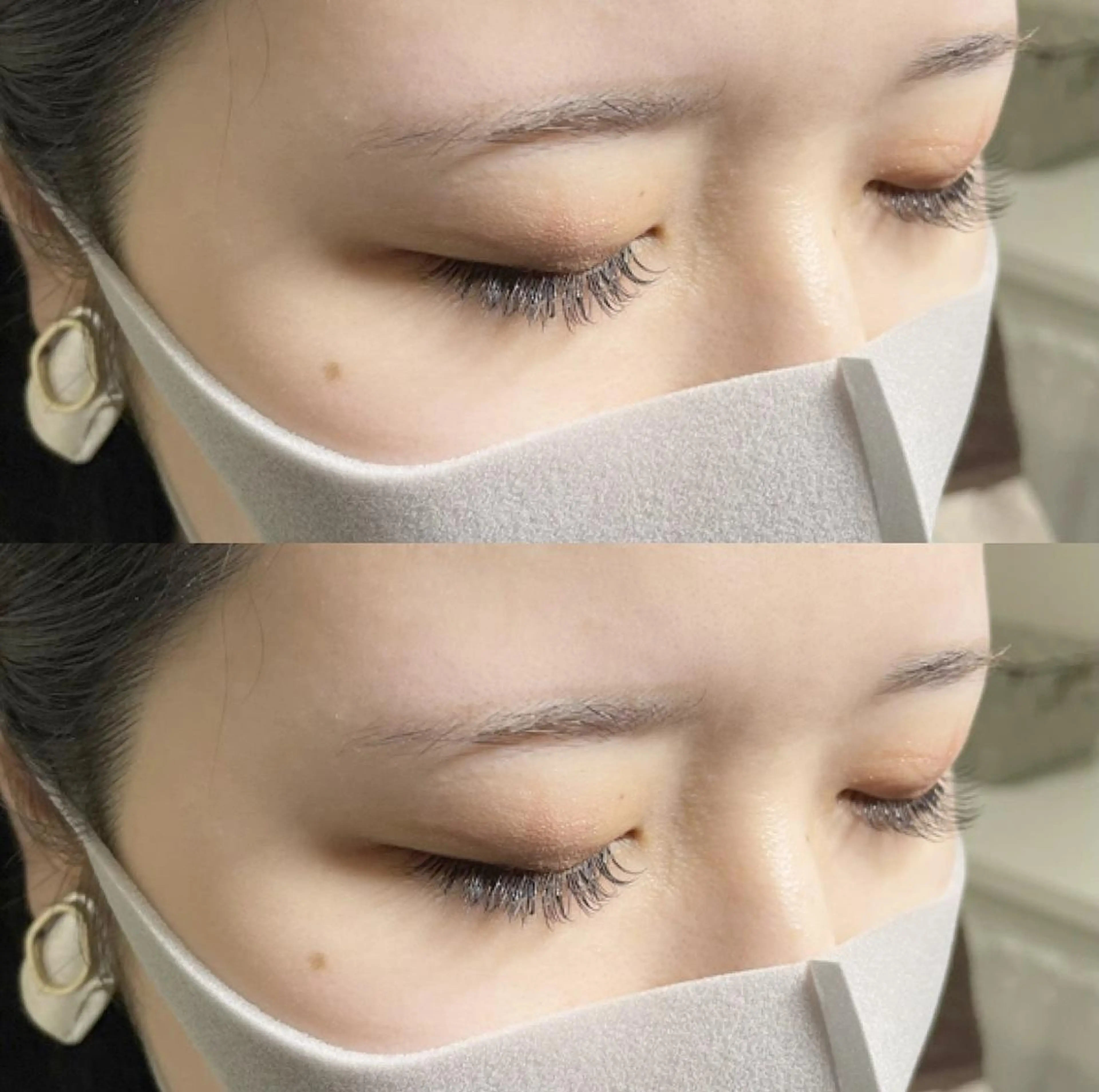 マツエク・マツパ フラットラッシュ ナチュラル マツエク Bunny eyes NEWOTANI博多のマツエク・マツパデザイン