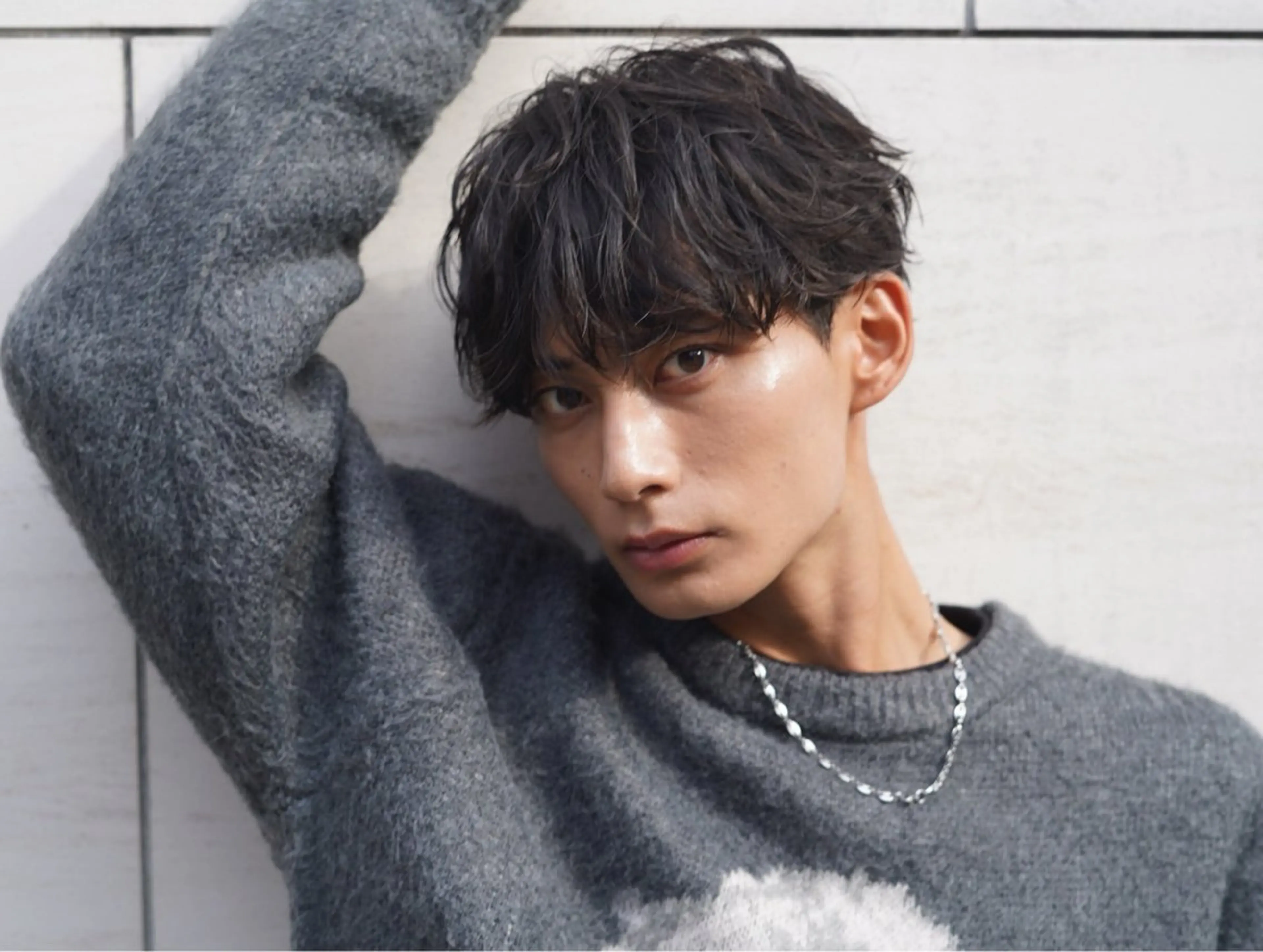 メンズ 雪音/美髪縮毛矯正 /ニュアンスパーマのヘアスタイル