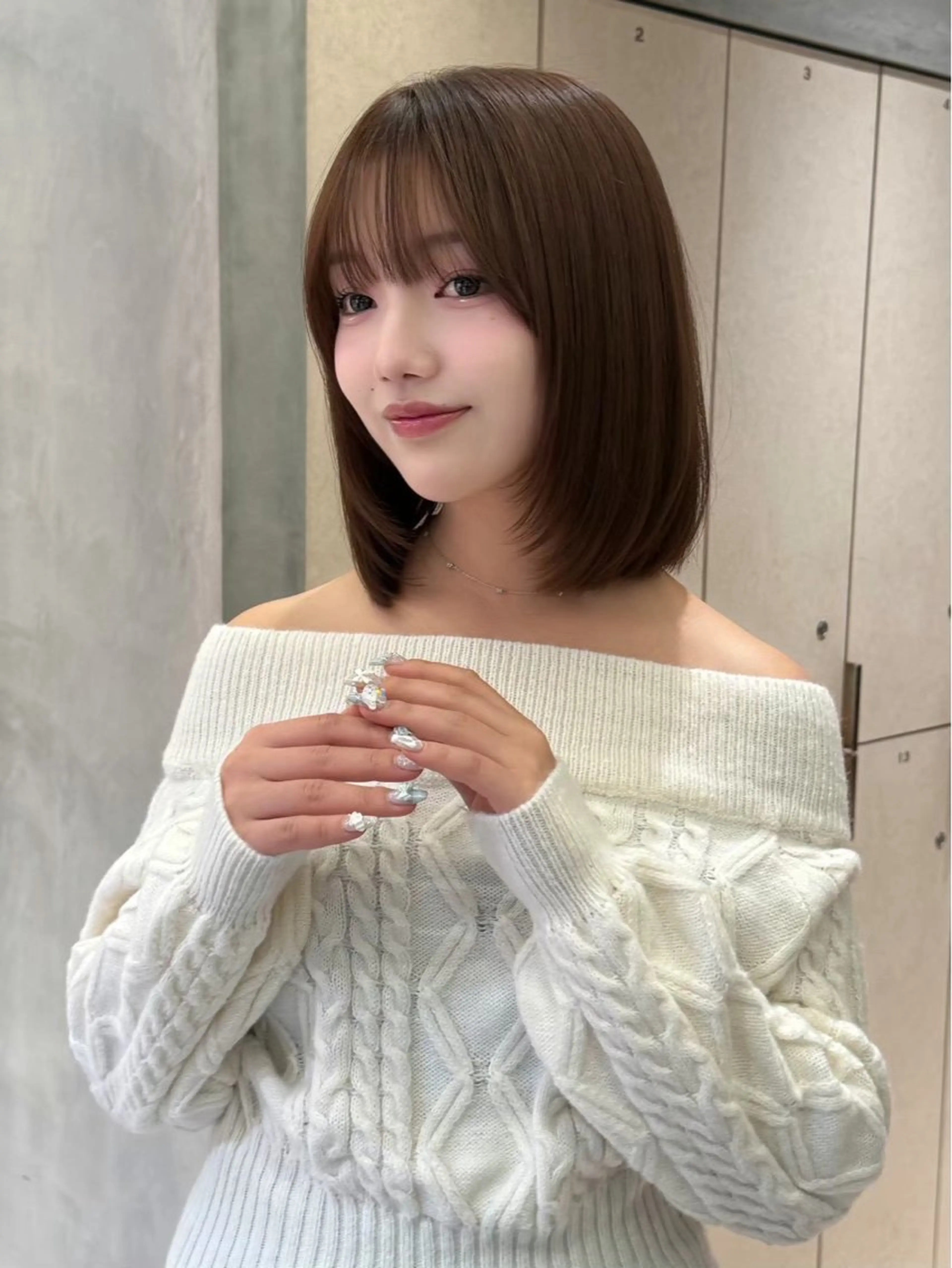 ショート レイヤー/ハッシュ/ 縮毛矯正/照井友梨のヘアスタイル