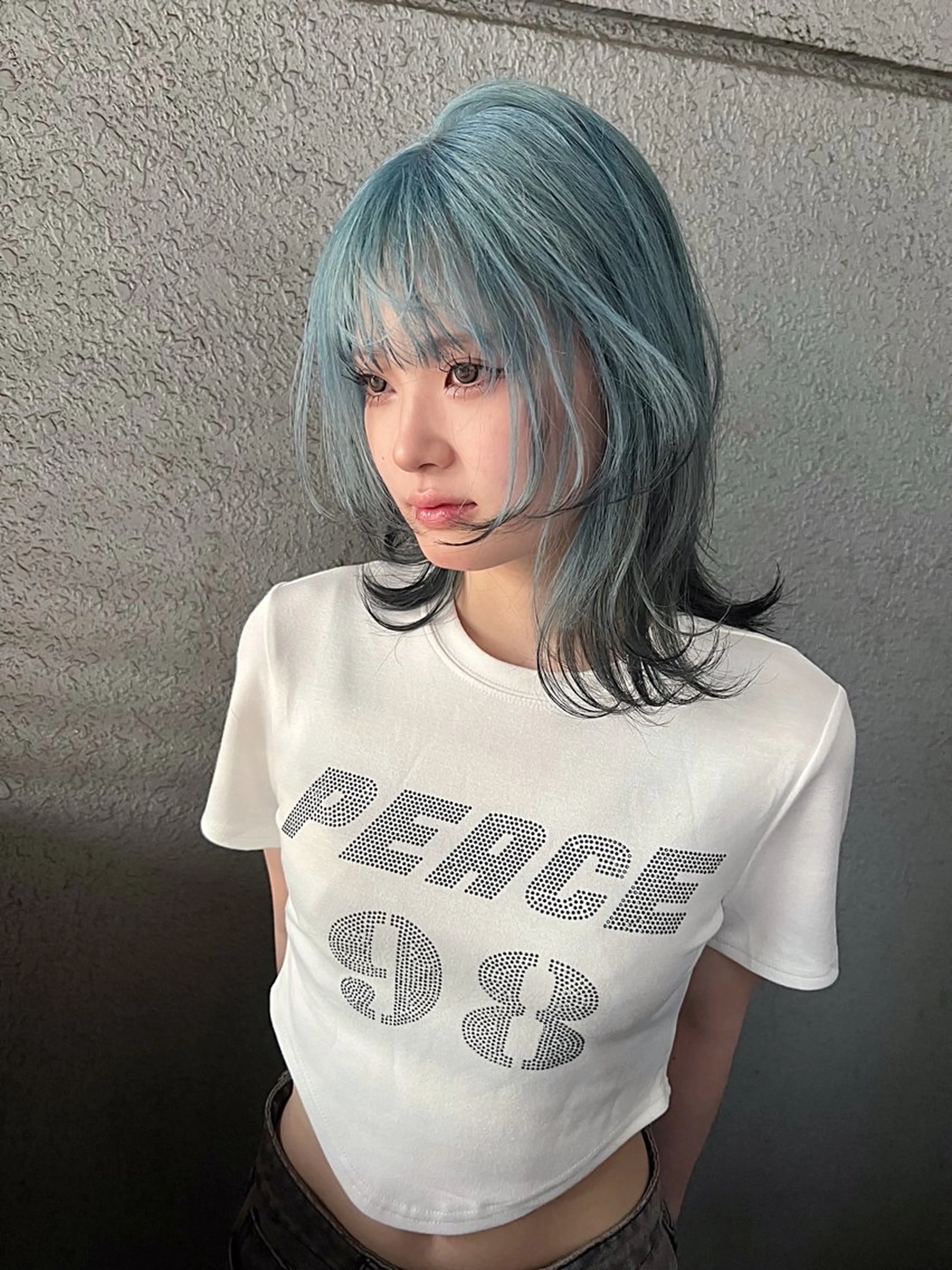 カラー デザインカラー ダブルカラー ハイトーンカラー 「ヲタクに美容室は難しい。」所属・インナーカラー🦔 🐾KEISUKEのヘアスタイル