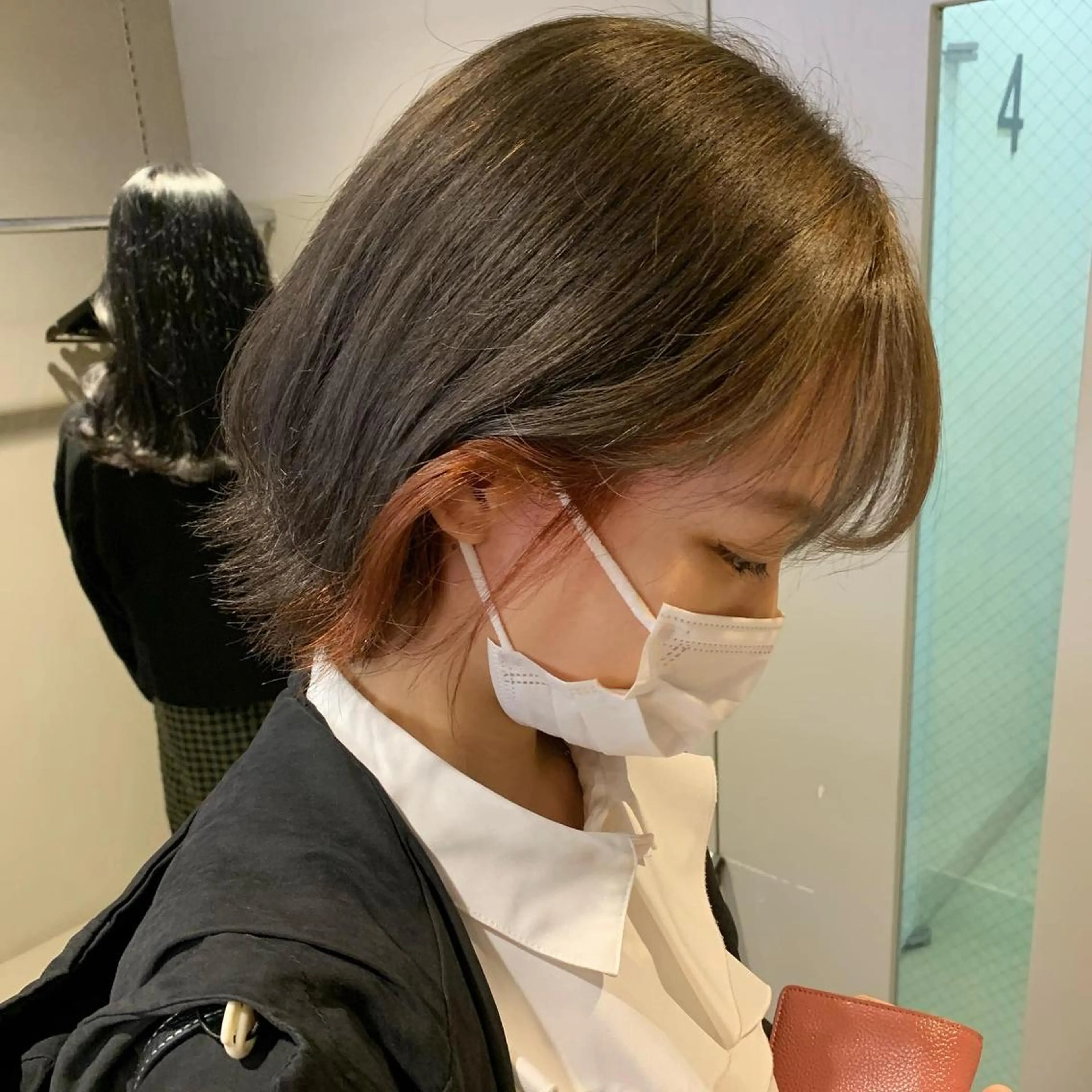 セミロング カラー ヘアアレンジ 🩵 JURI🩵のヘアスタイル