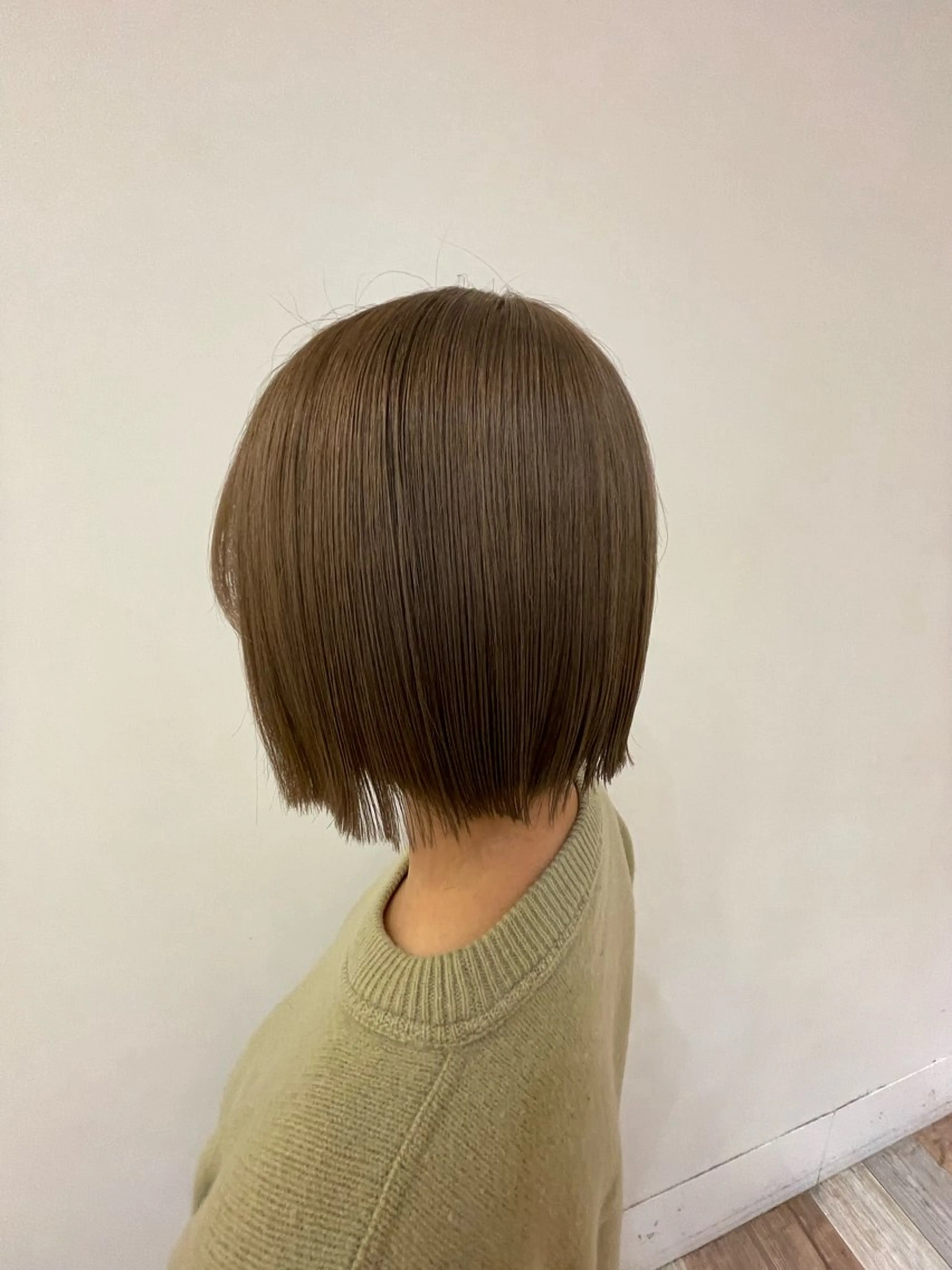 カラー ブリーチなしカラー 美髪矯正・清水天空のヘアスタイル