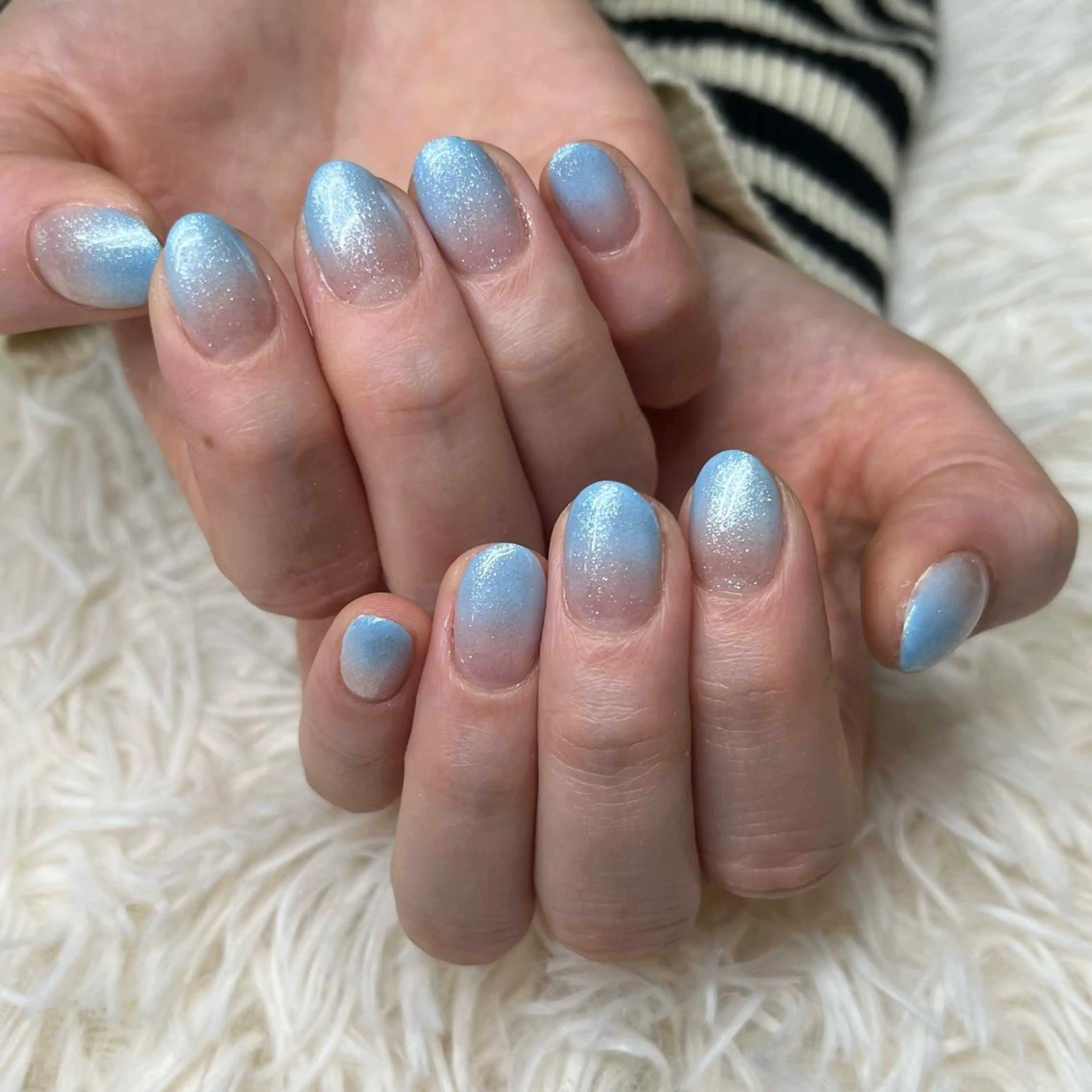 ネイル アートネイル クリアネイル フレンチネイル ジェルネイル ガラスフレンチ 🐕🦺Yappy 💗A-tanのネイルデザイン