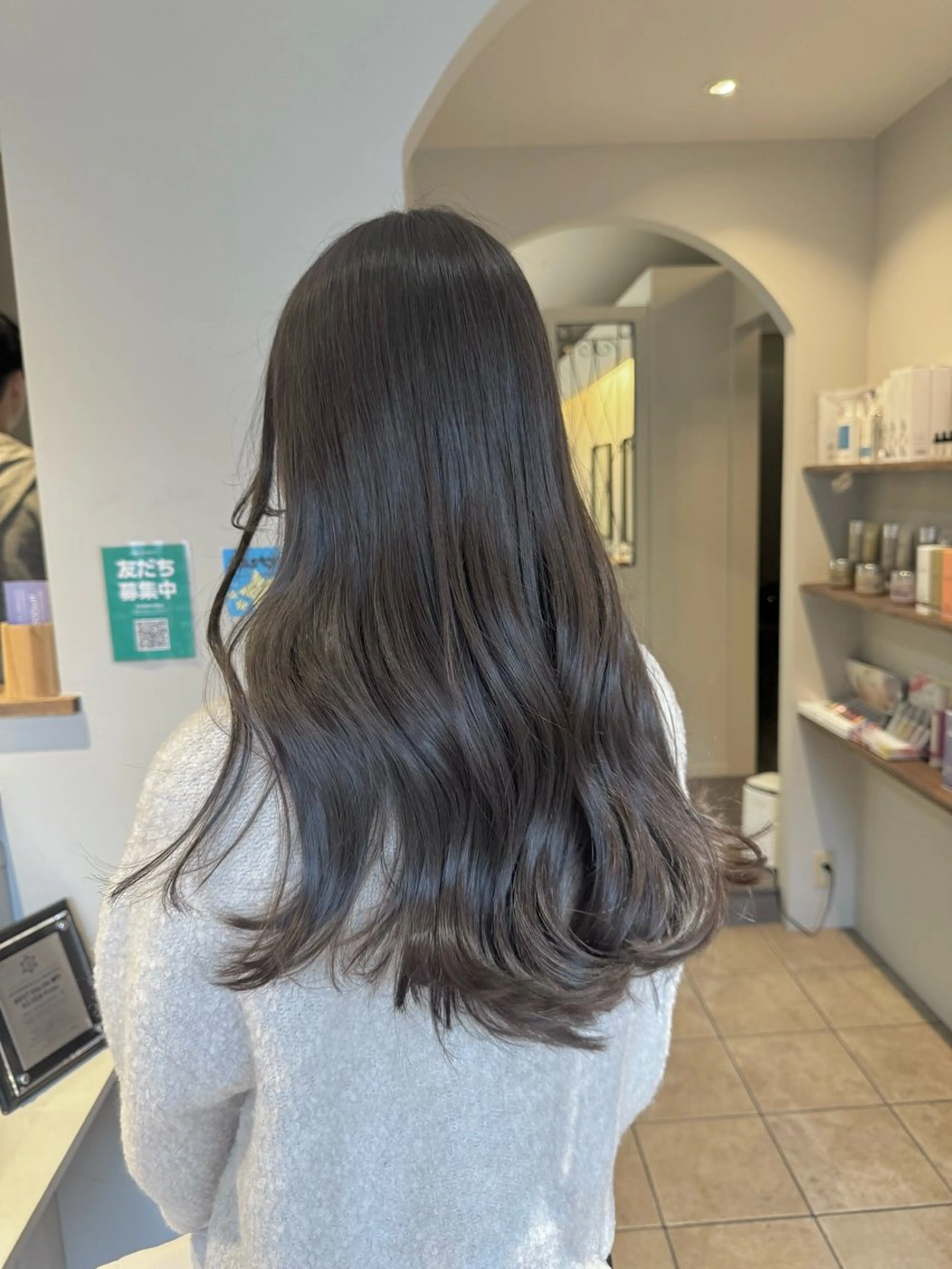 カラー 透明感カラー グレージュ 透明感ある艶カラー / KAKOのヘアスタイル