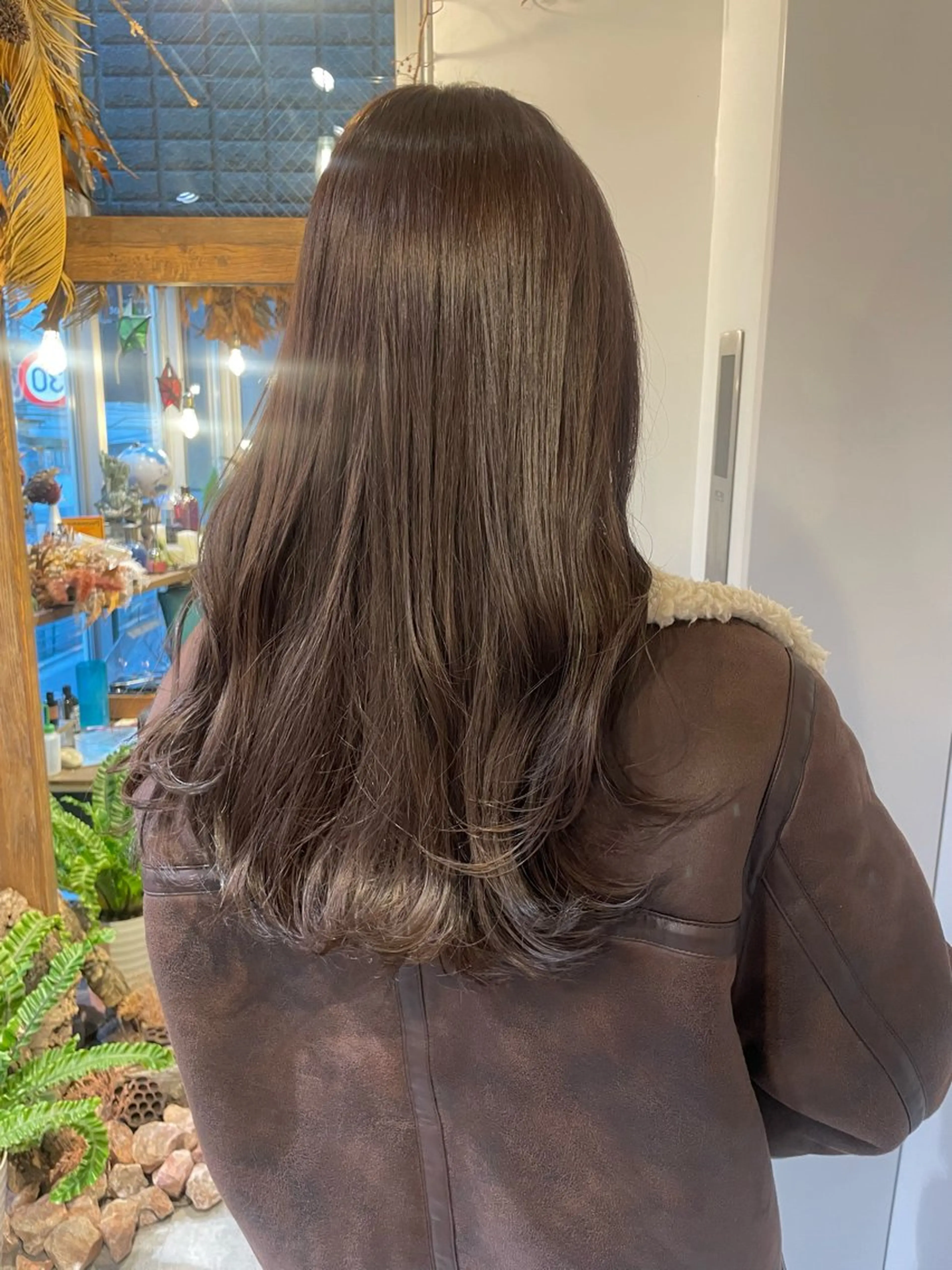 セミロング カット ヘアカラー 透明感カラー 🦋AYAのヘアスタイル