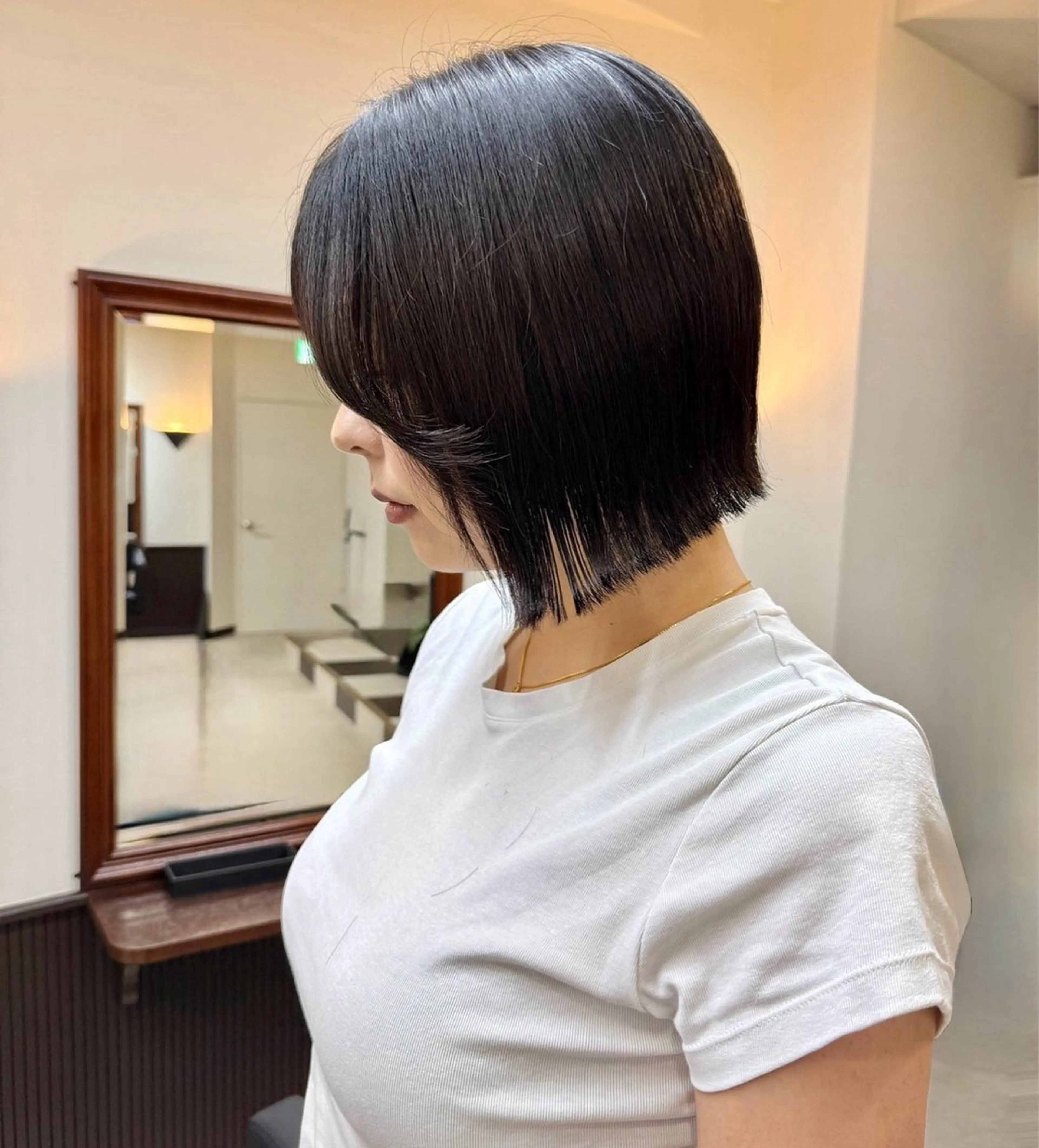 ミディアム 宮嶋 蓮のヘアスタイル