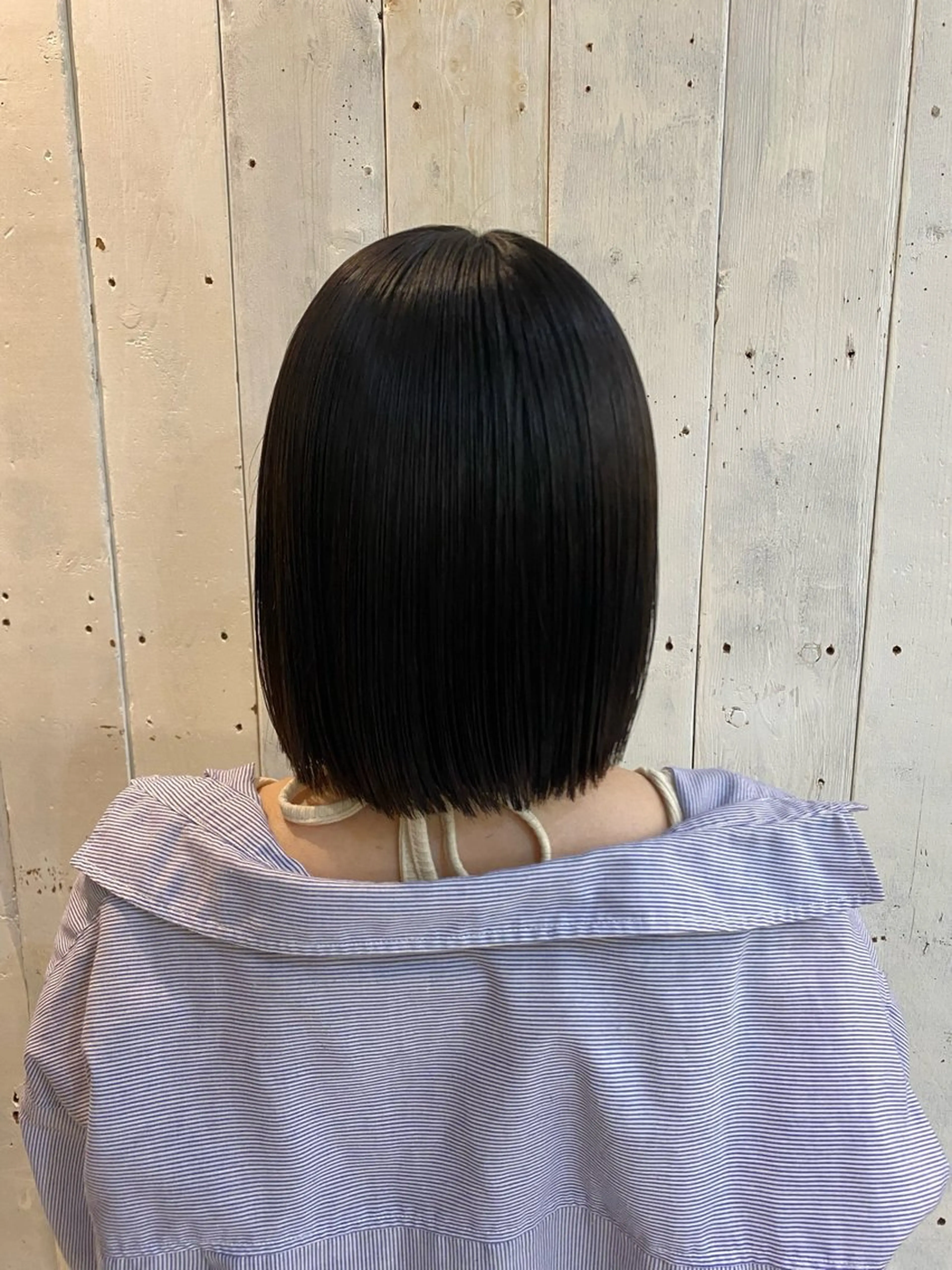 ショート カラー ボブ ストレート🌹カラー お任せを🌈bucoのヘアスタイル