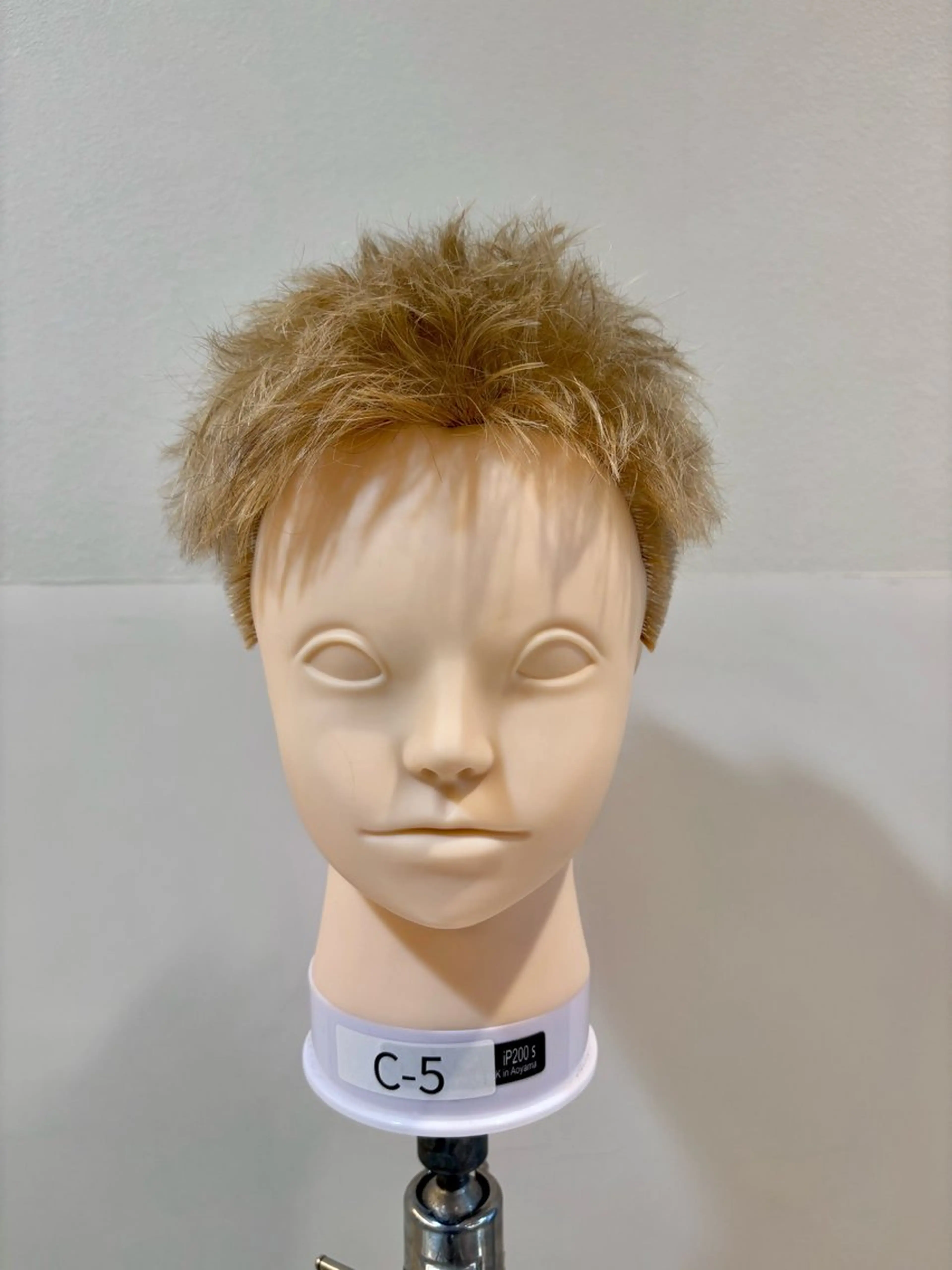 ショート メンズ アップバング ショートヘア カット 直毛救済パーマ/神奈 川/生田/木村のヘアスタイル