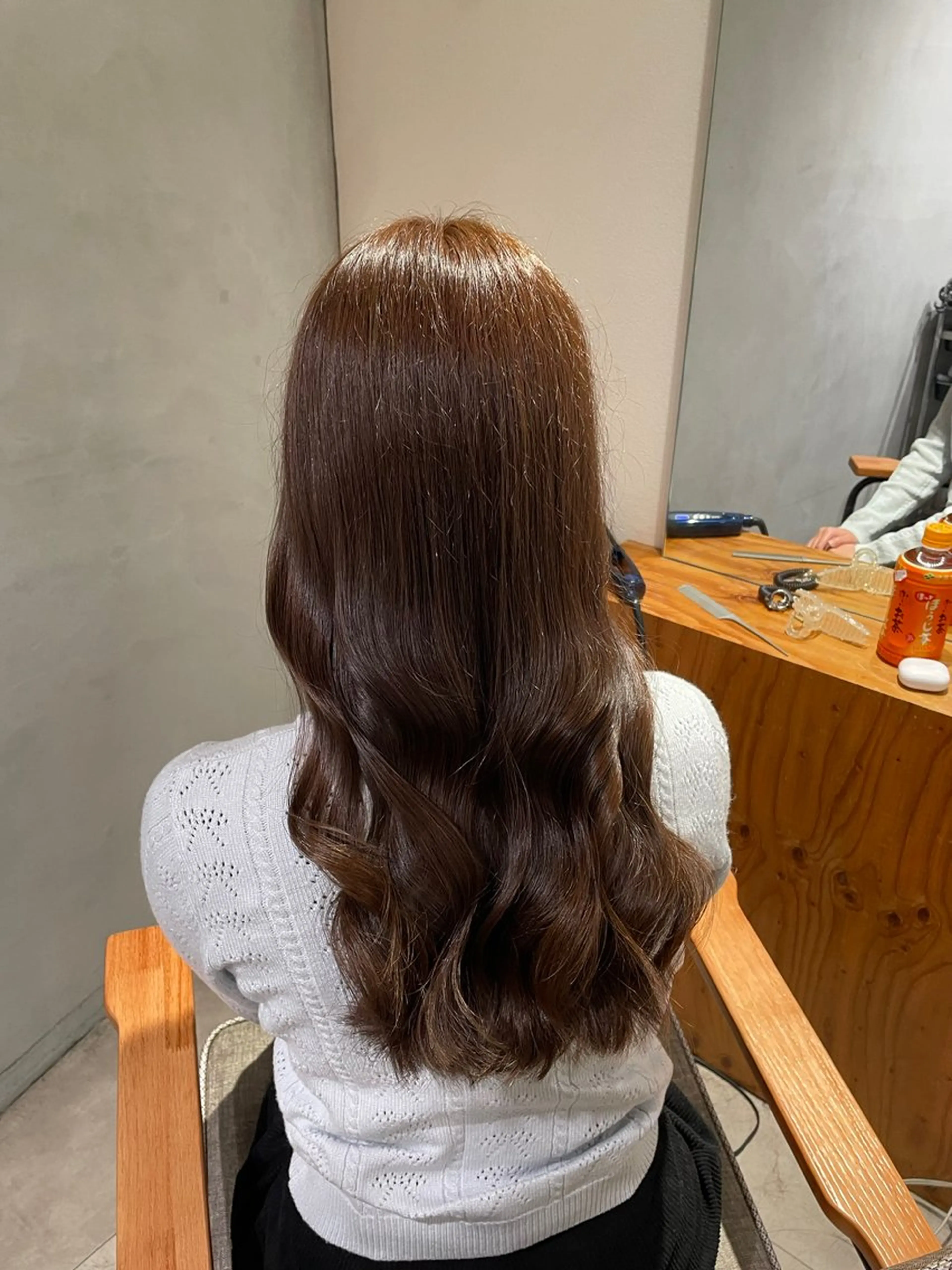 ロング カラー カット ヘアカラー ENN藤本 大輝艶感カラーのヘアスタイル