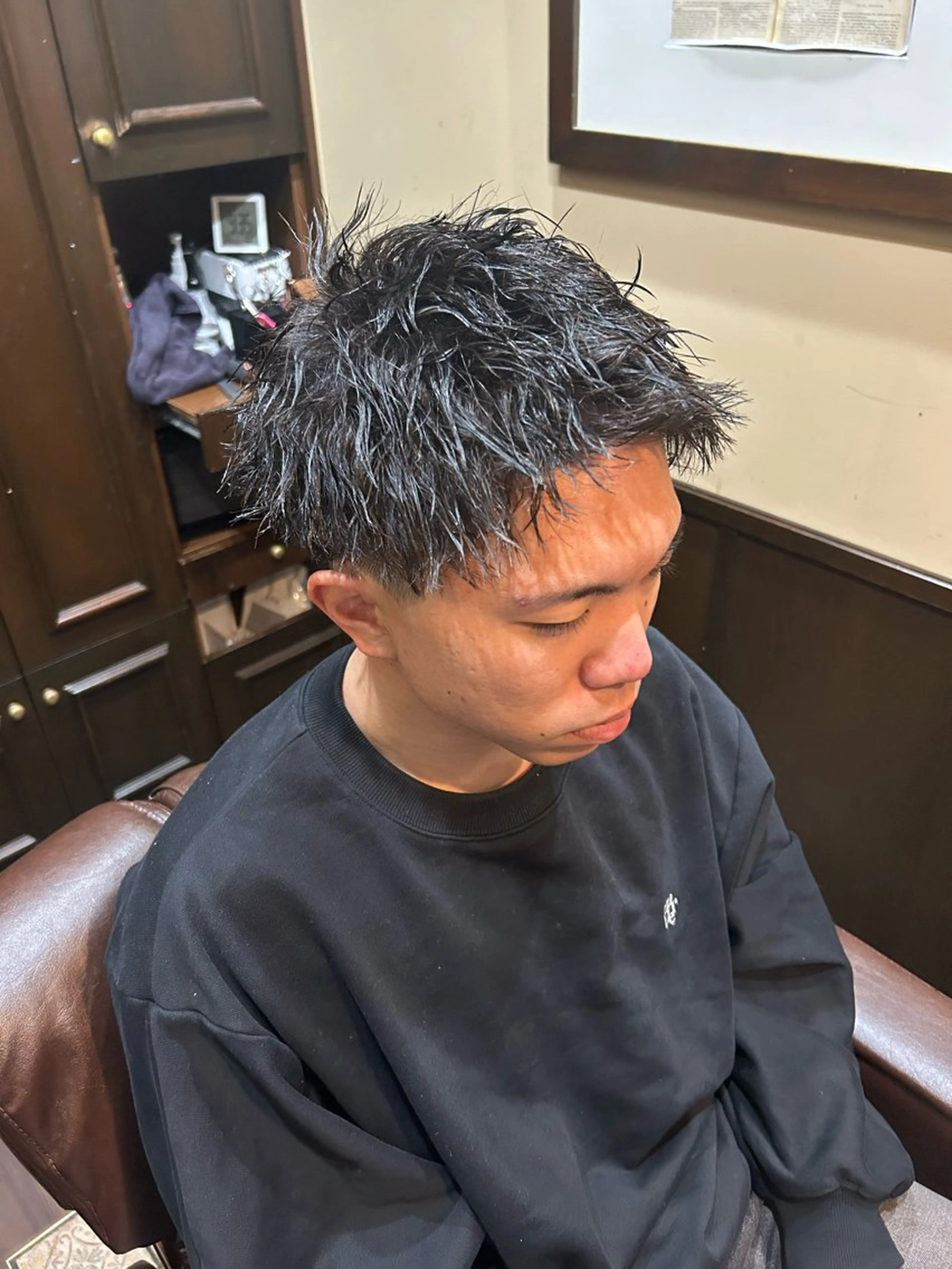 メンズ HIRO GINZA BARBER SHOP 名古屋本店【ヒロギンザ バーバーショップ】所属・ヒロ銀座牛山 友晴のヘアスタイル