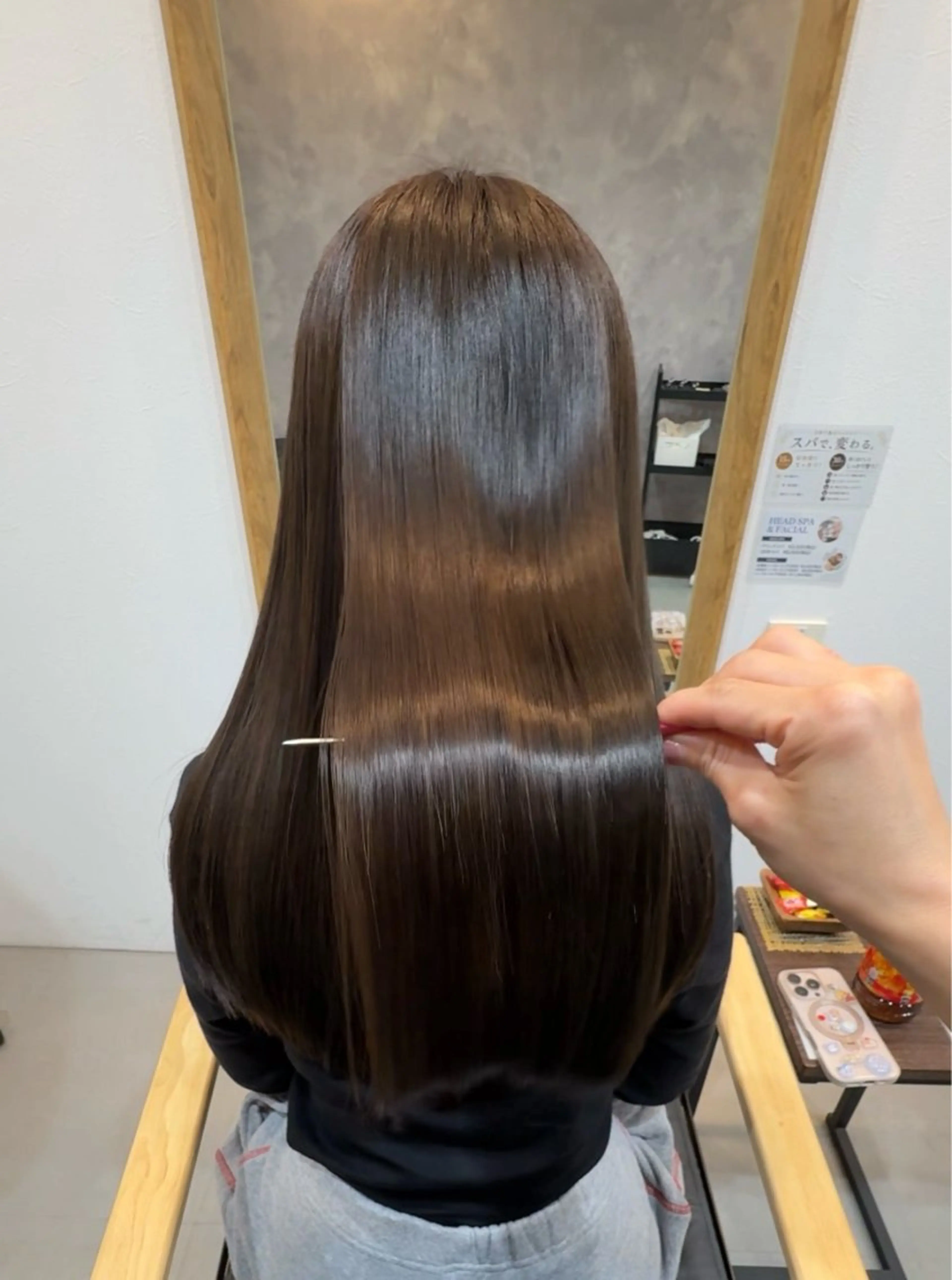 ロング カラー 髪質改善 トリートメント カット ヘアカラー トリートメント yukiko/ 垢抜け透明感hairのエステ・リラクイメージ