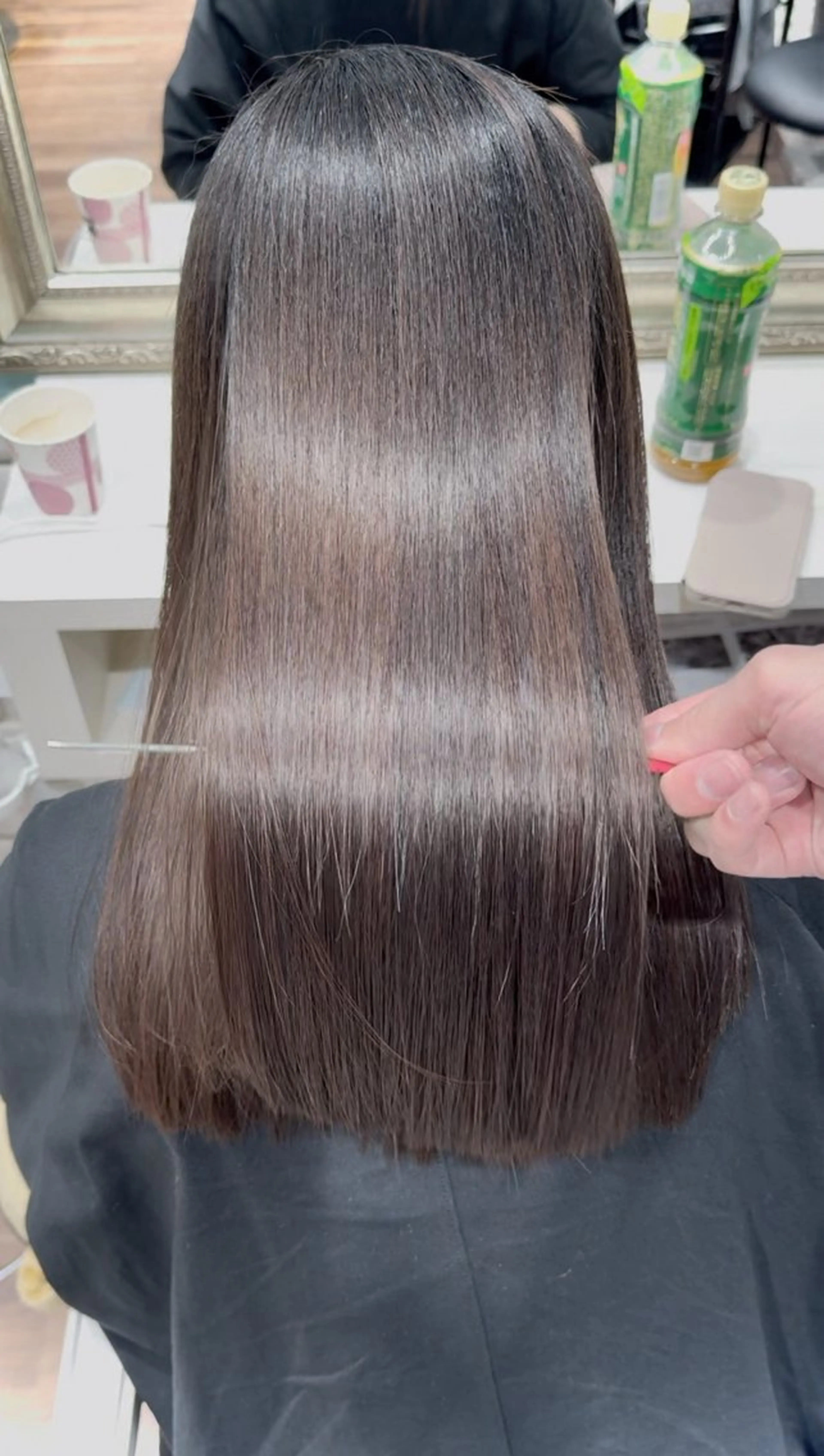 セミロング パーマ 縮毛矯正 トリートメント ハイトーン/ブリーチ /ボブ特化/SOMAのヘアスタイル