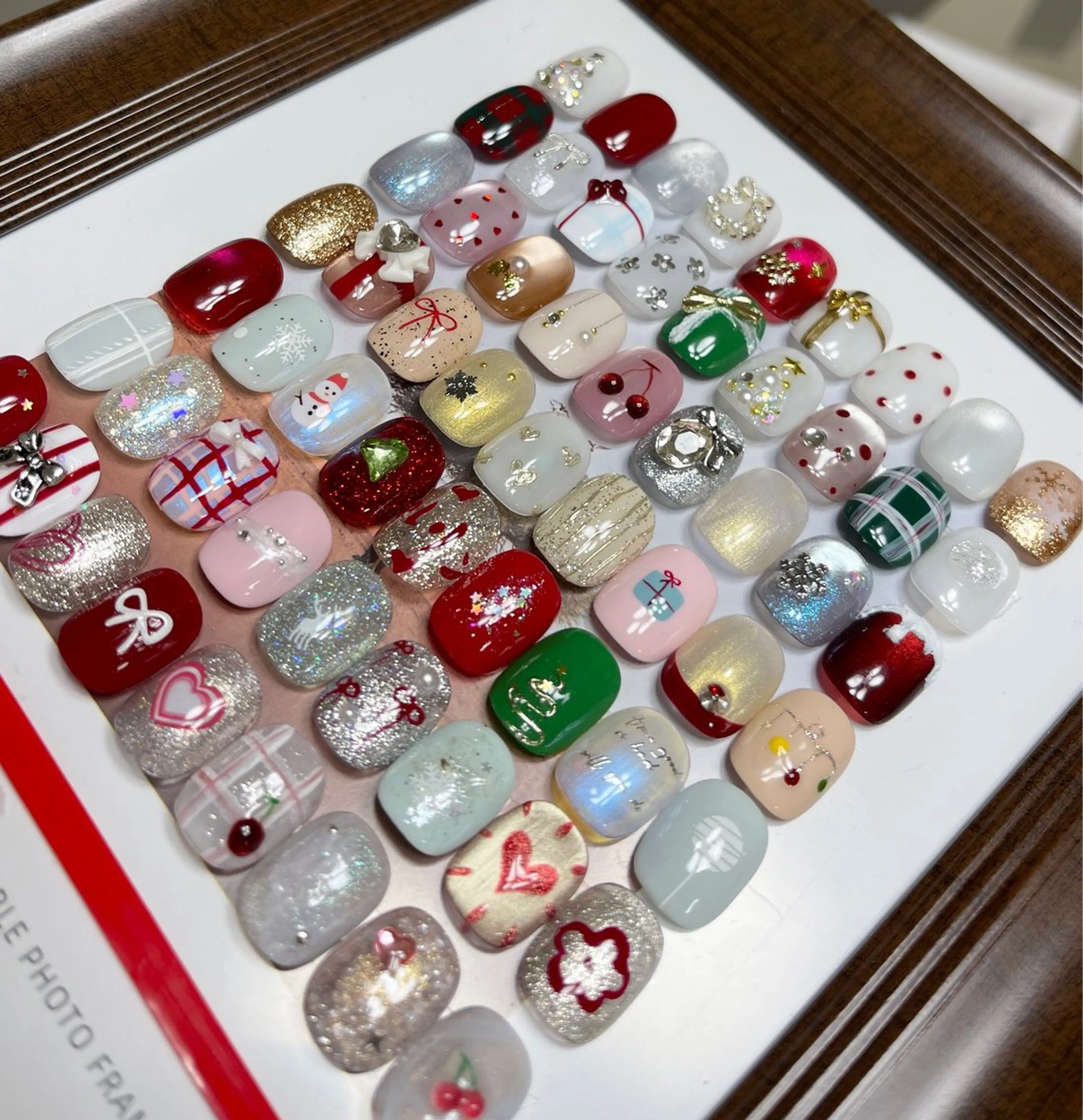 ネイル 冬ネイル クリスマス ルリン サロン💅のネイルデザイン