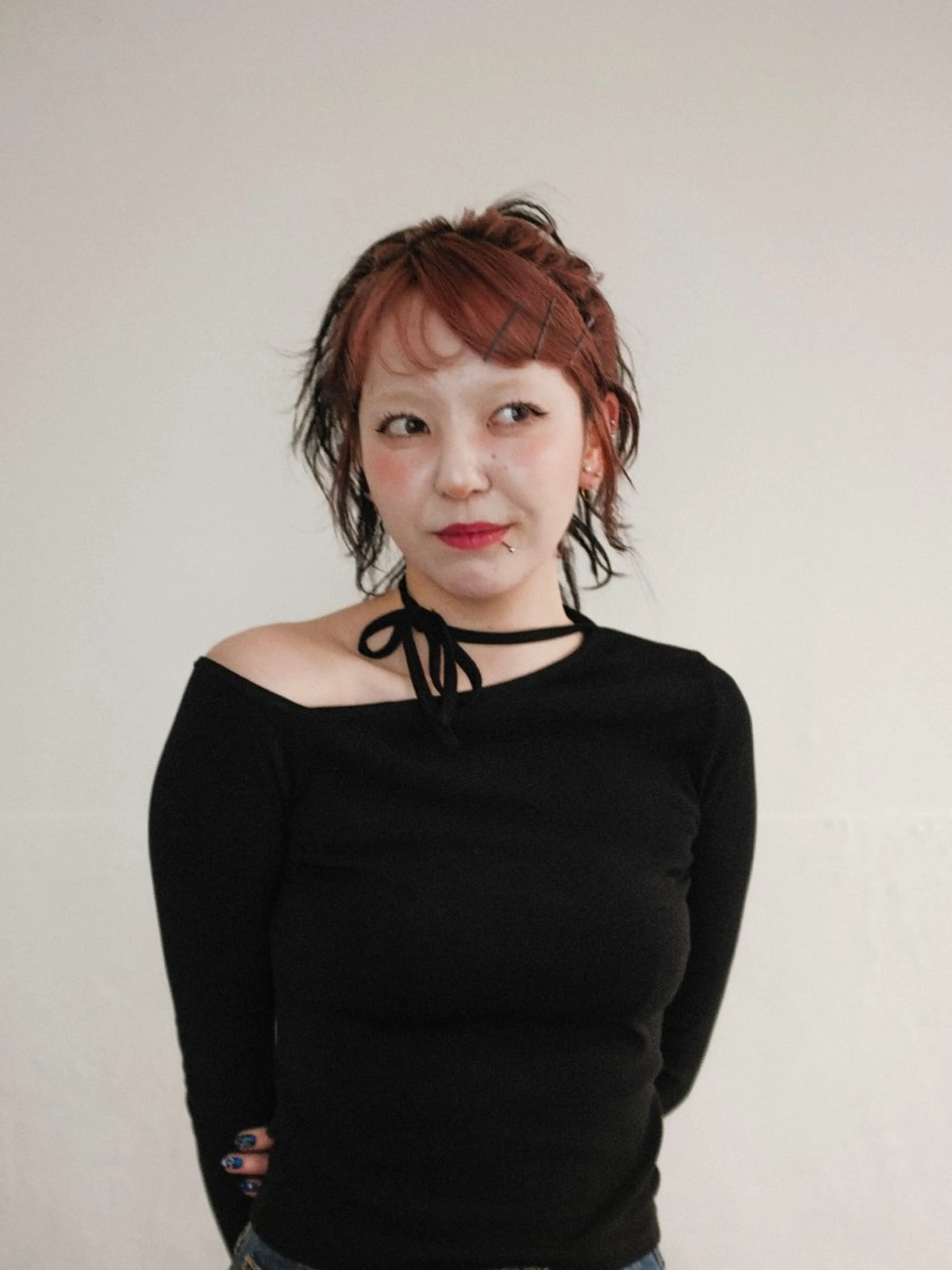 ロング ヘアアレンジ 🦠デザインカラー/ 魚瀬あおい🦠のヘアスタイル