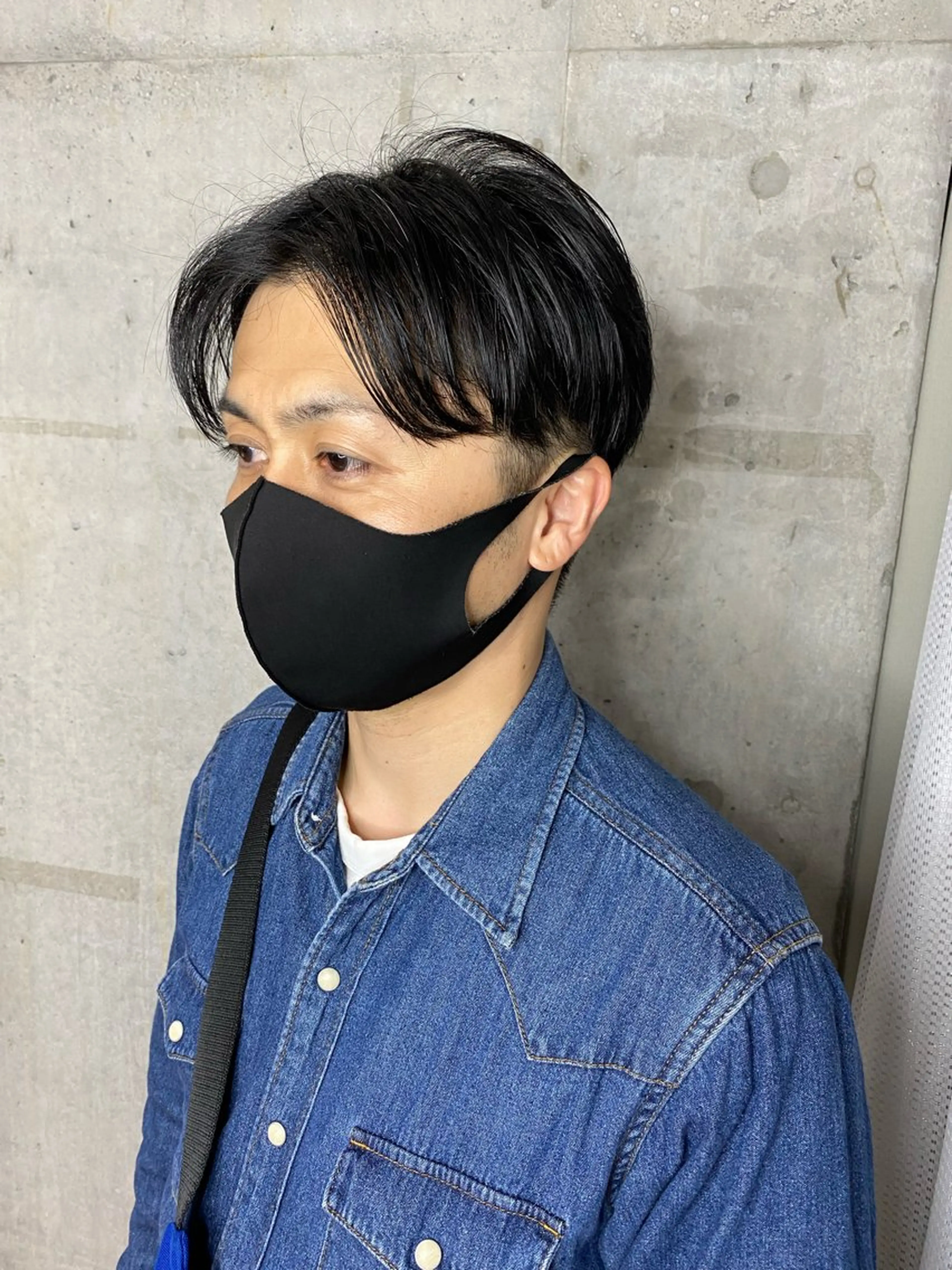 メンズ センターパート マッシュ メンズパーマ メンズツイストパーマ ツーブロック カット ヘアセット フリーランスシェアサロンルレイル所属・心斎橋/メンズ /ルレイル/地形真希のヘアスタイル