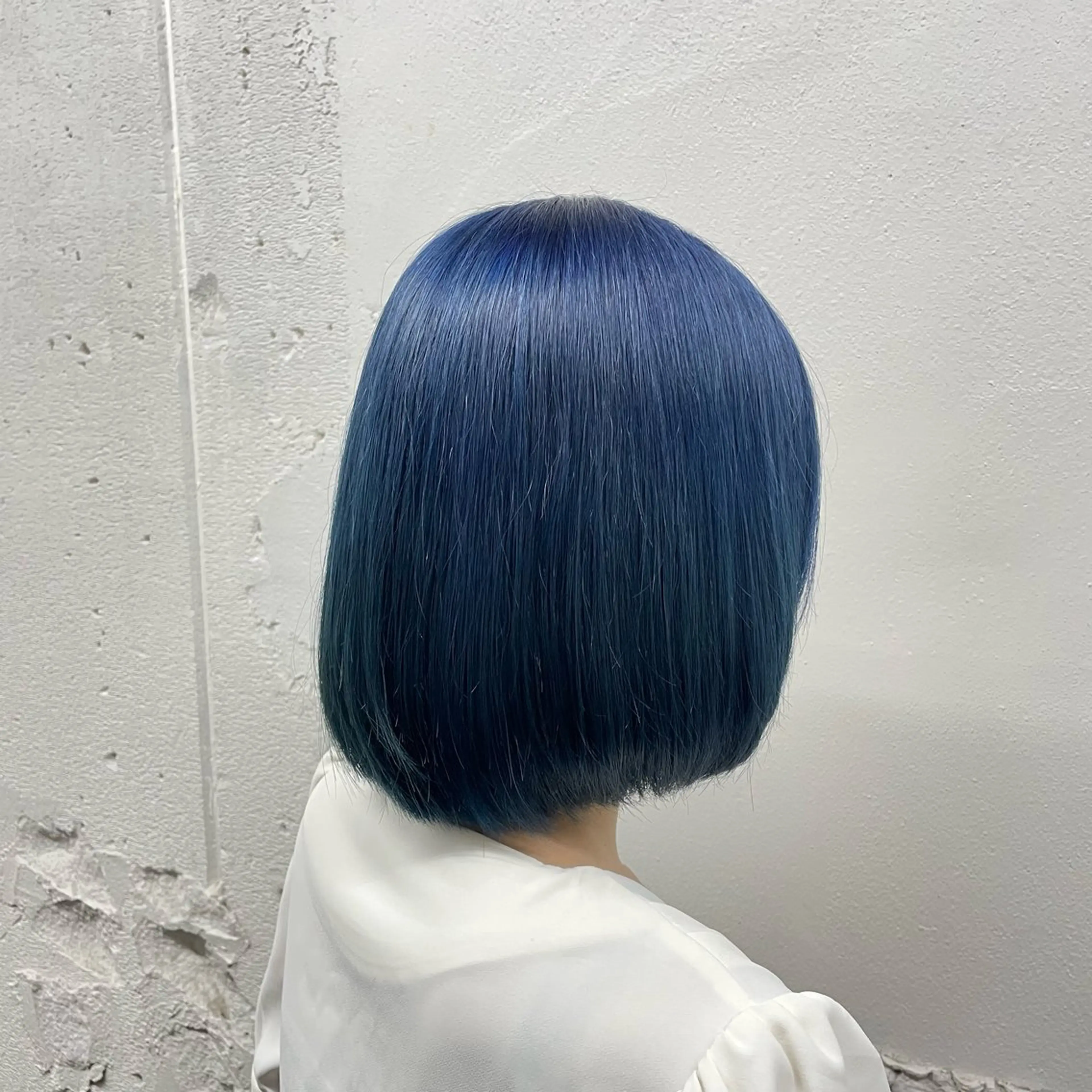 ミディアム カラー シールエクステ バレイヤージュ ミストバング ブルーカラー ダブルカラー カット ヘアカラー トリートメント 🧡艶髪ちゅるん髪 🫧🧡YUKI❄️のヘアスタイル