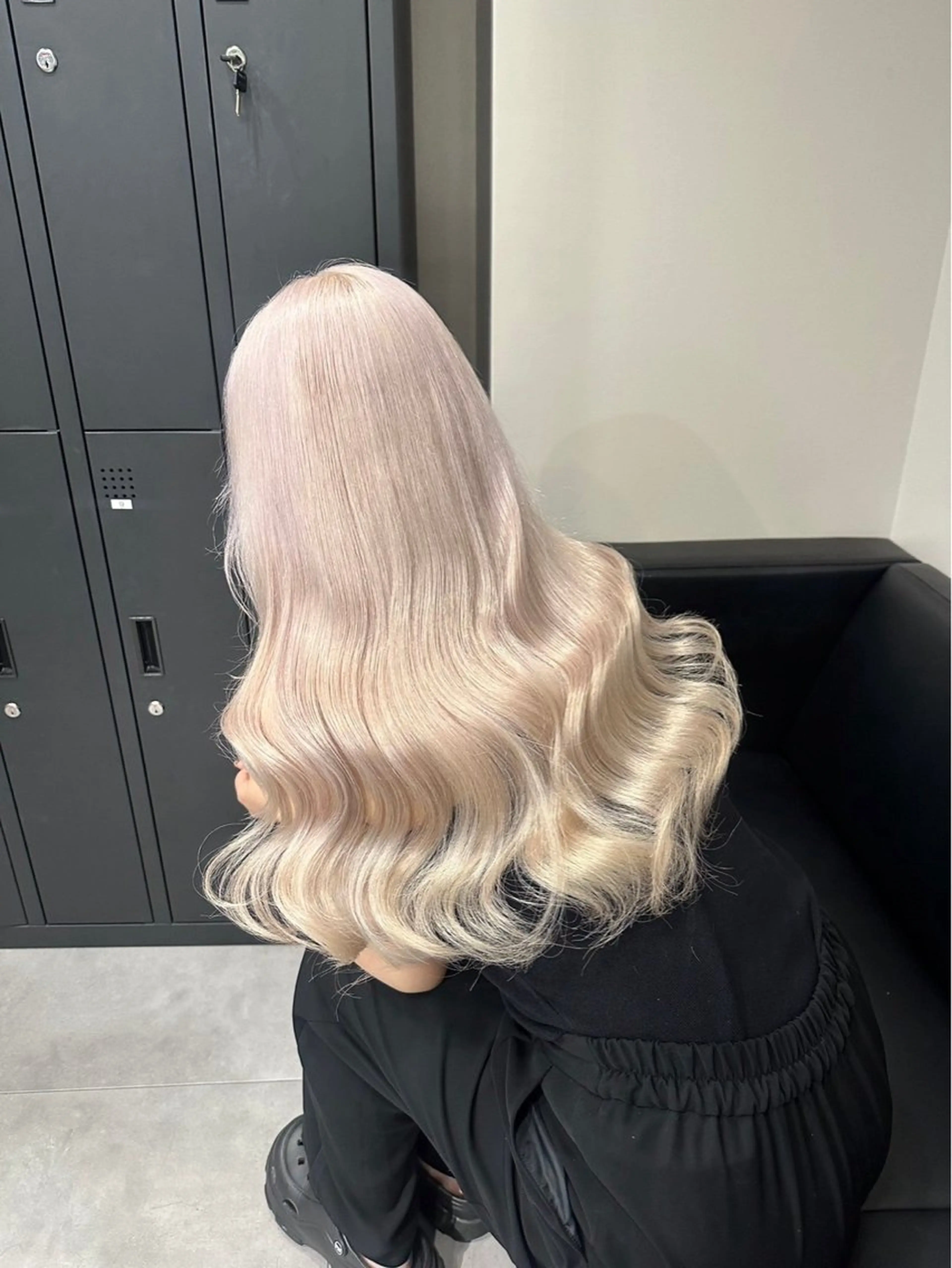 🕊ハイブリーチカラー🕊+Aujua4step Tr(ケアブリーチ×2＆内部補修)の写真