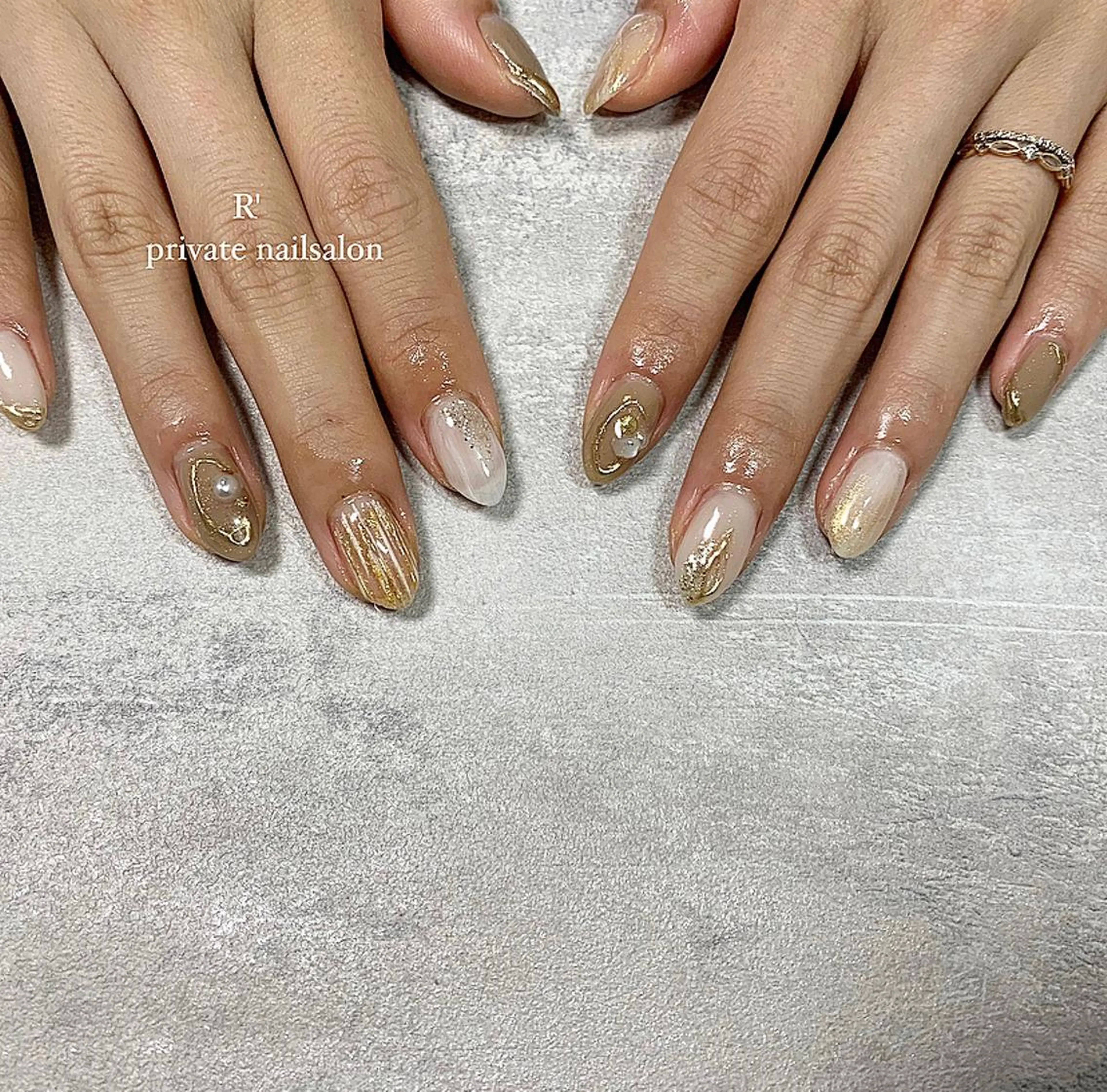ネイル ネイルチップ Bersinar nail(rina)のネイルデザイン