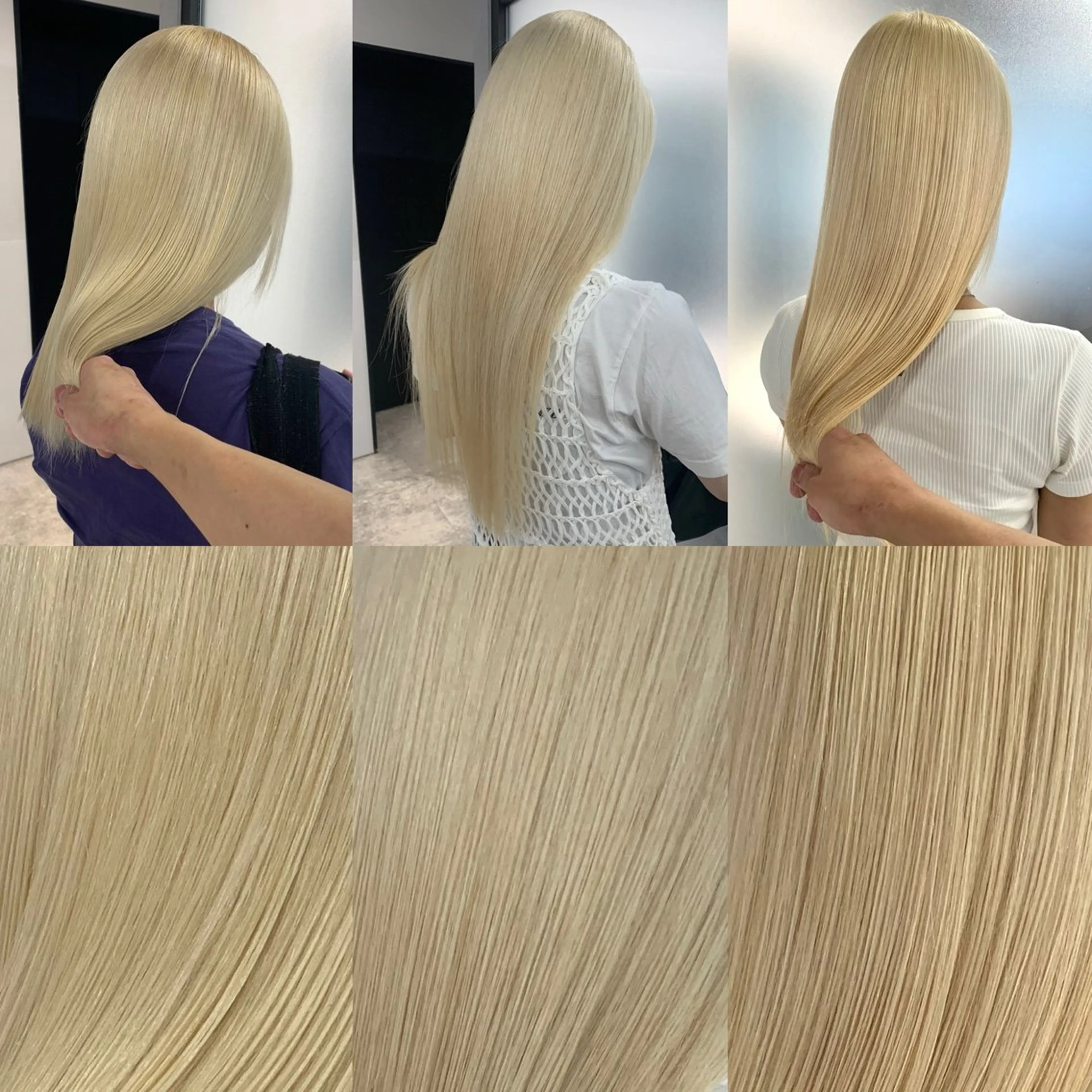 【隠れイチオシ❗️ブリーチ回数無制限❗️】カット×ダメージ最小限エフェクトブリーチ×カラー×3stepトリートメントの写真