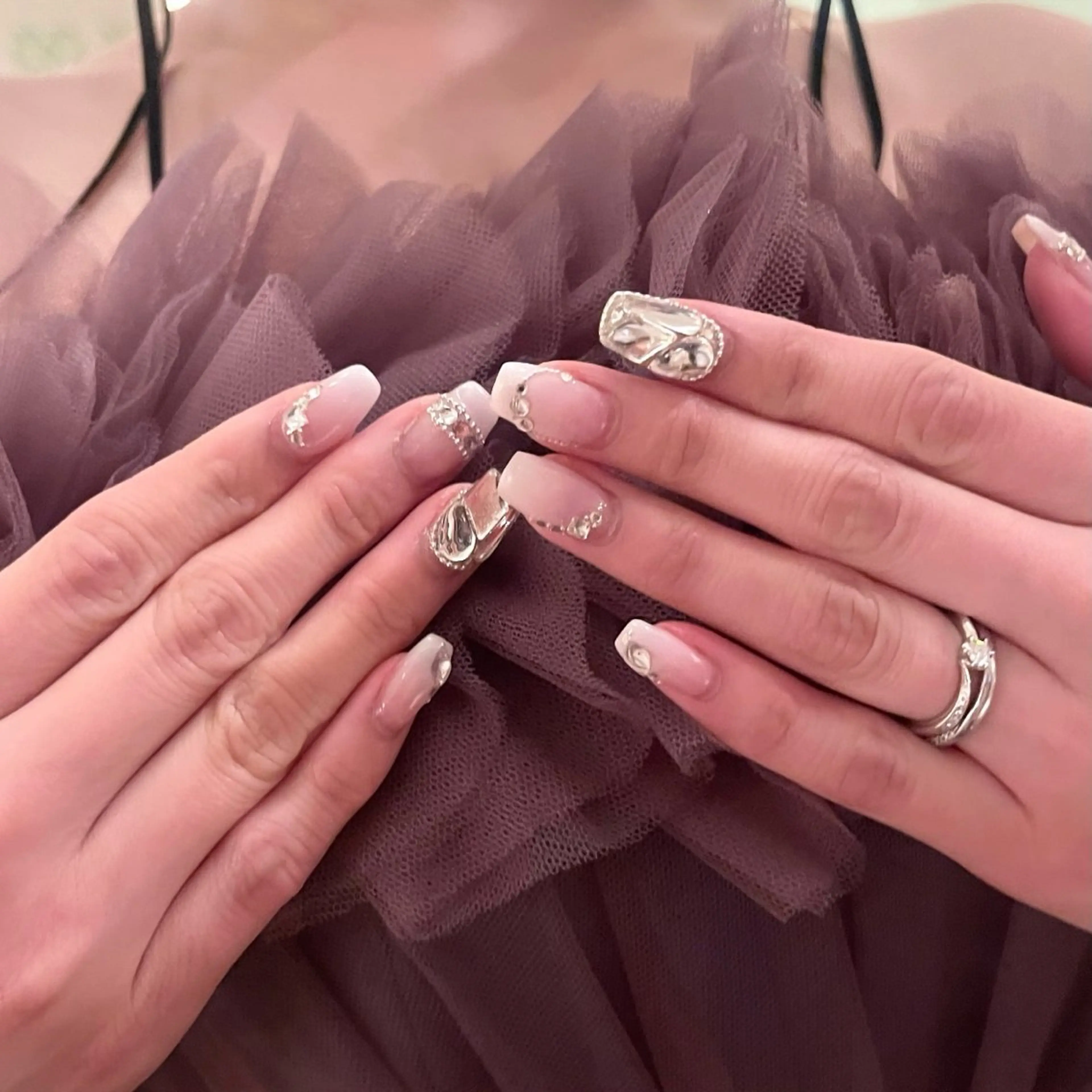 ネイル ハンドネイル 🧁fein. nana🩵のネイルデザイン