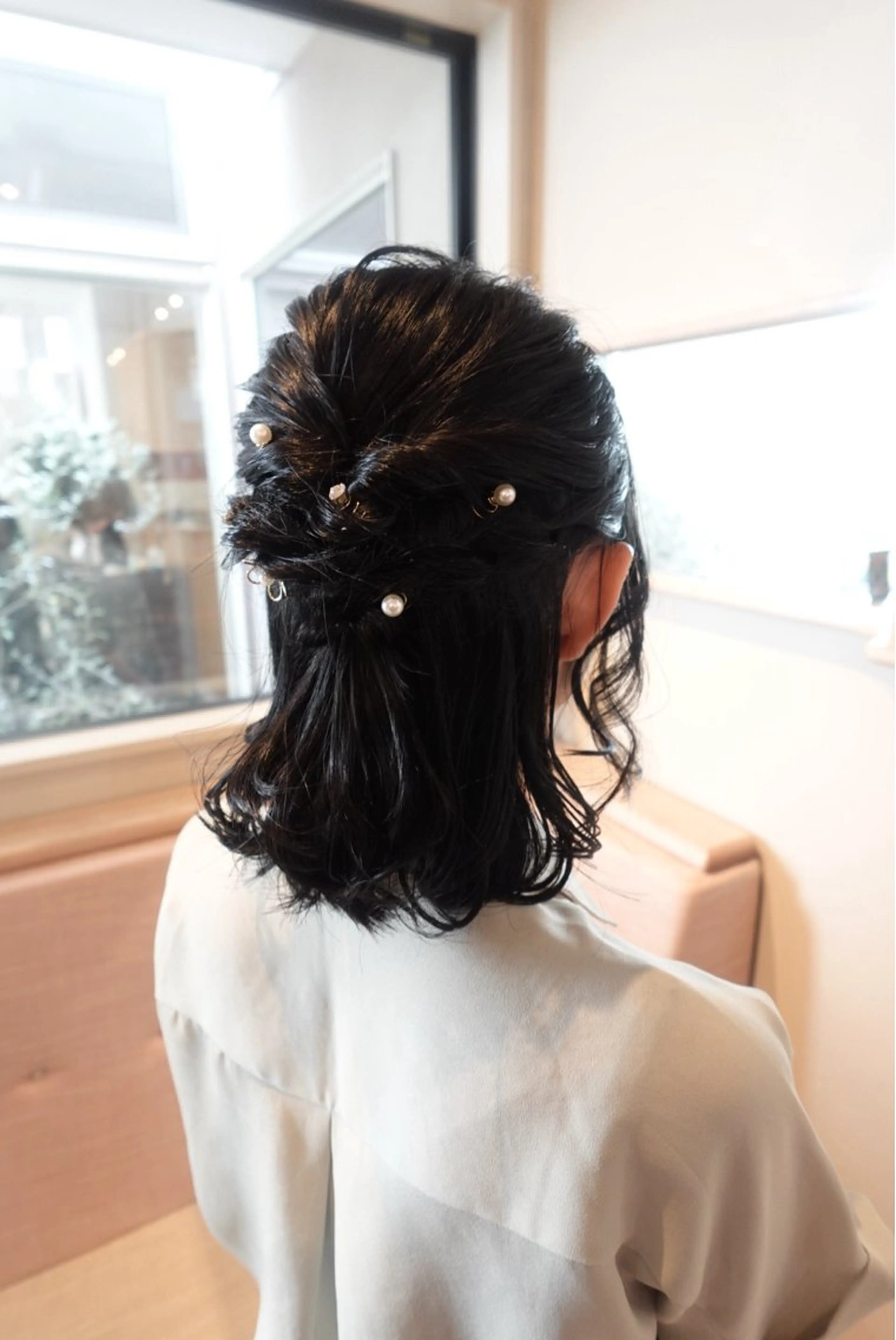 ミディアム ヘアアレンジ ramphy 加藤 美羽のヘアスタイル