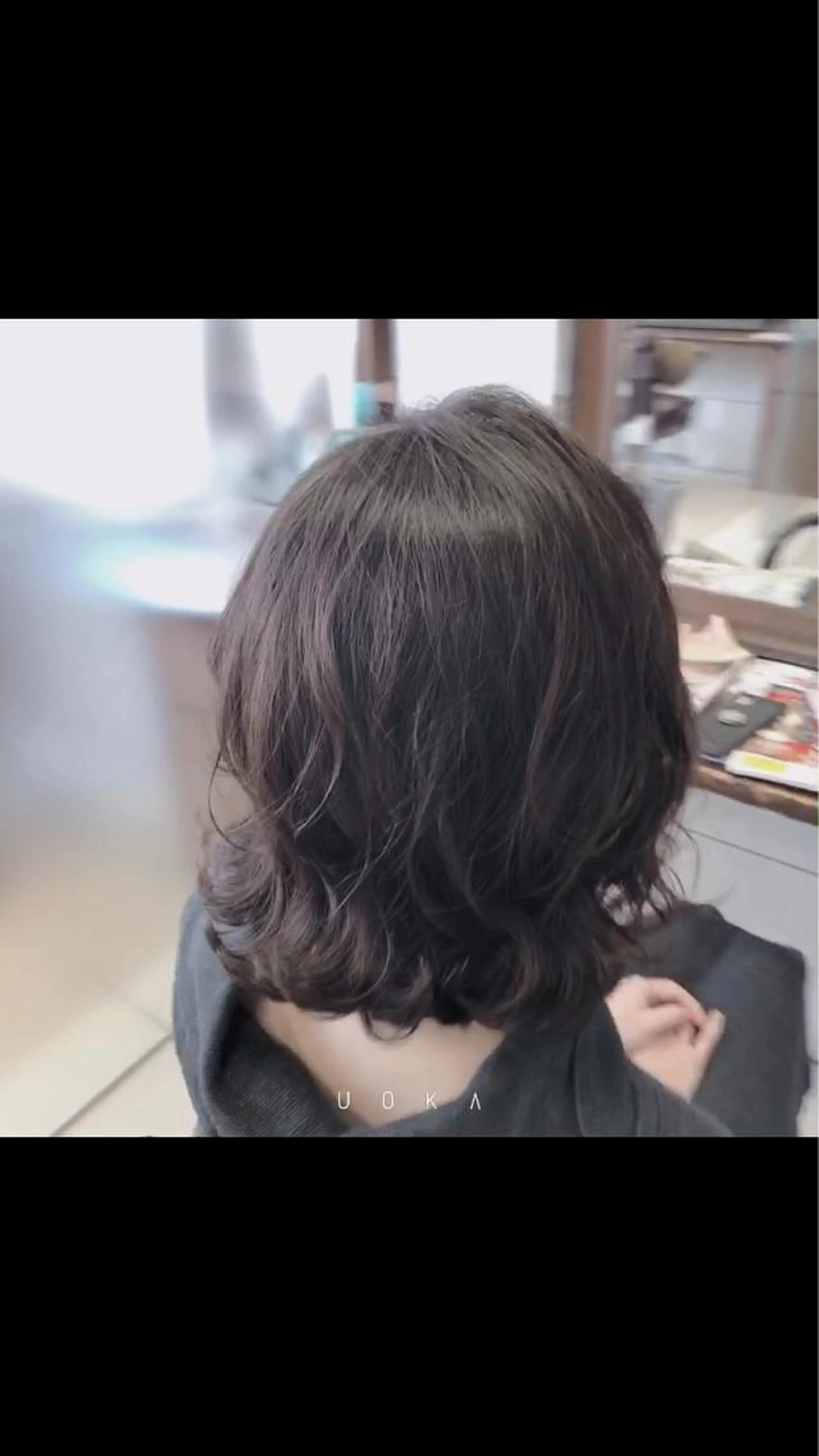 カット＋コールドパーマ＋トリートメントの写真