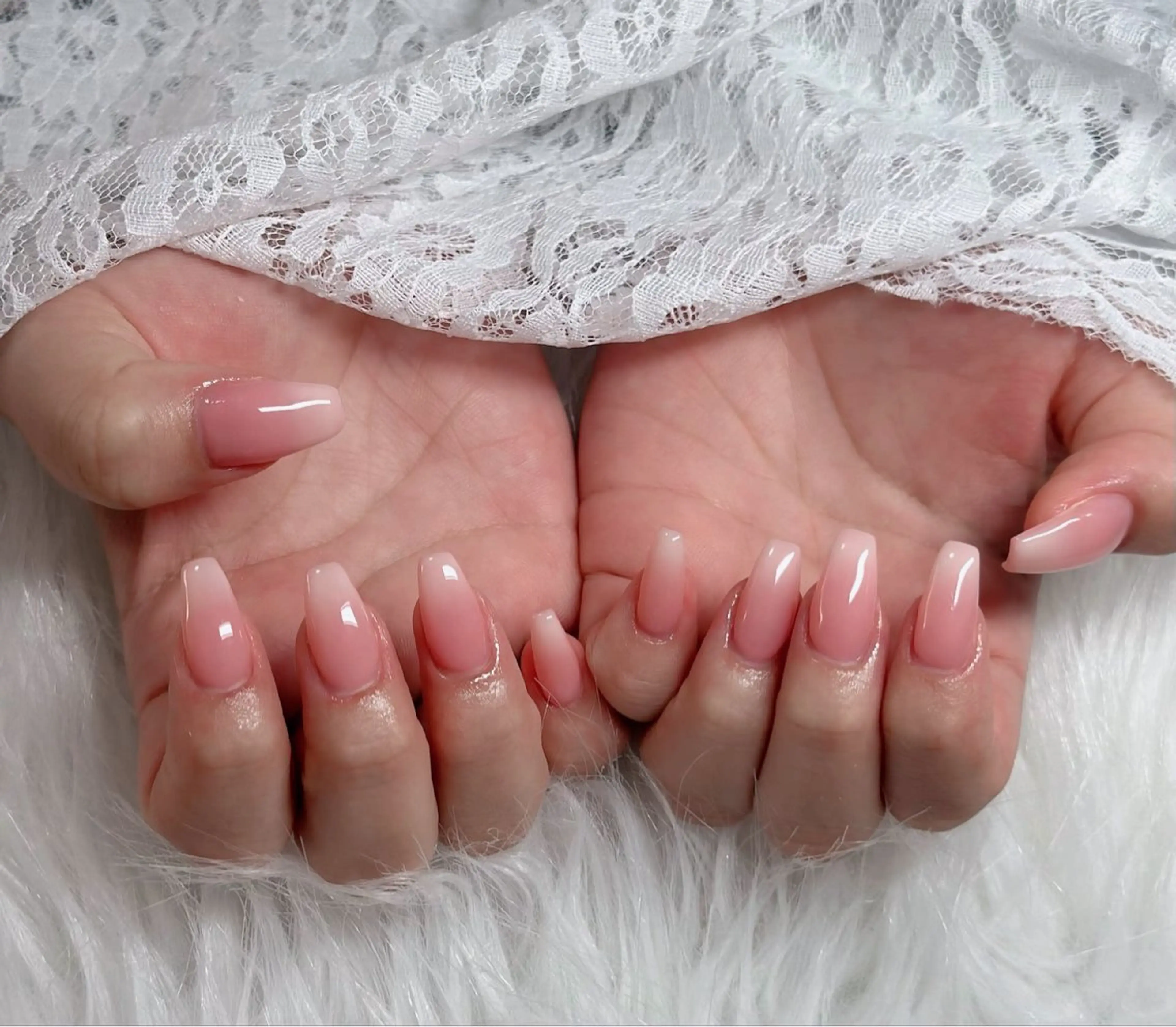 ネイル オーロラネイル フレンチネイル ジェルネイル ハロウィン 韓国ネイル ハンドネイル neco H.babynailのネイルデザイン