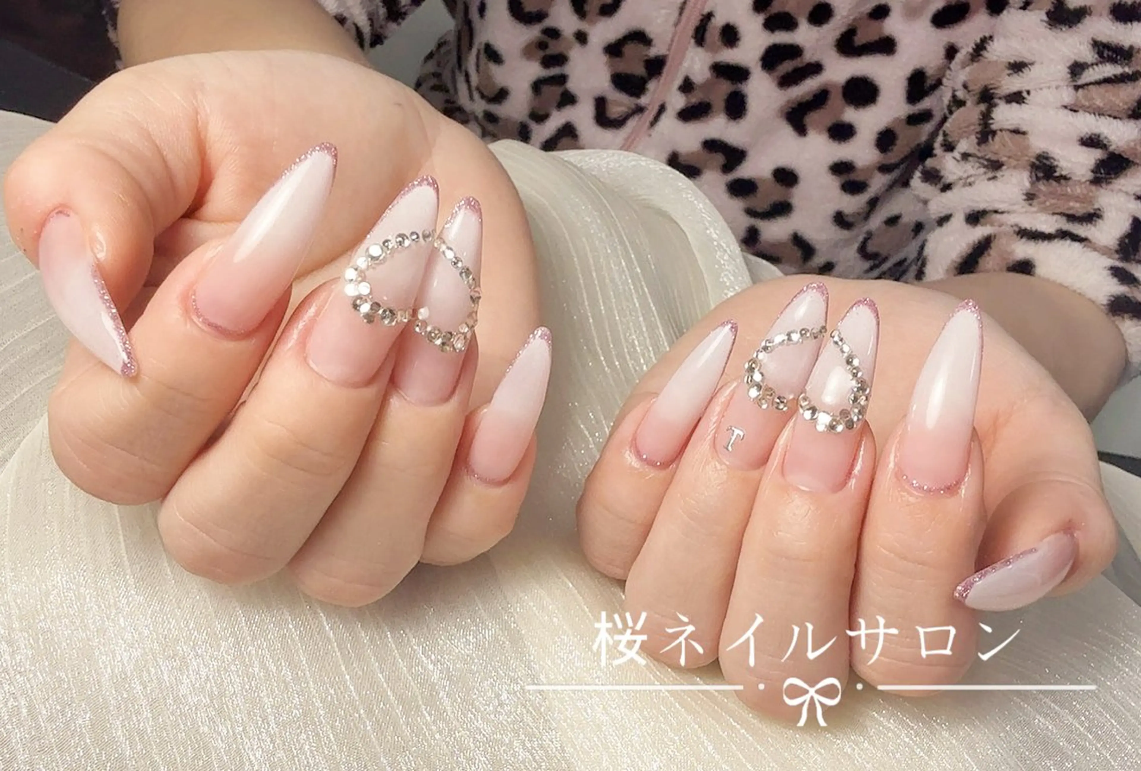 ネイル アートネイル フットネイル フレンチネイル ジェルネイル ニュアンスネイル 桜 ネイルのネイルデザイン