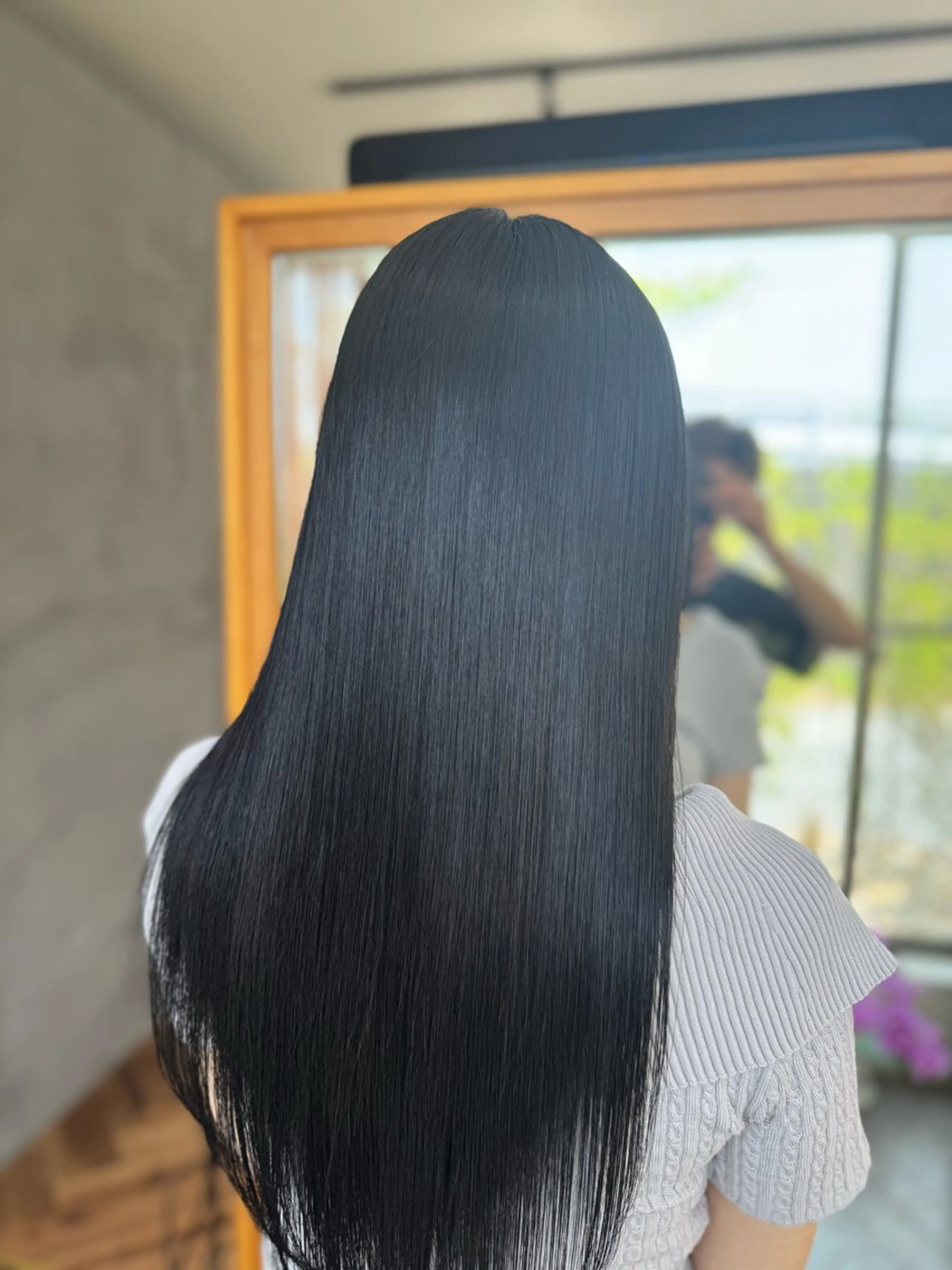 ロング カラー 髪質改善 縮毛矯正 トリートメント Hairsalon e.na所属・髪質改善/縮毛矯正/ 艶髪/こたろうのヘアスタイル