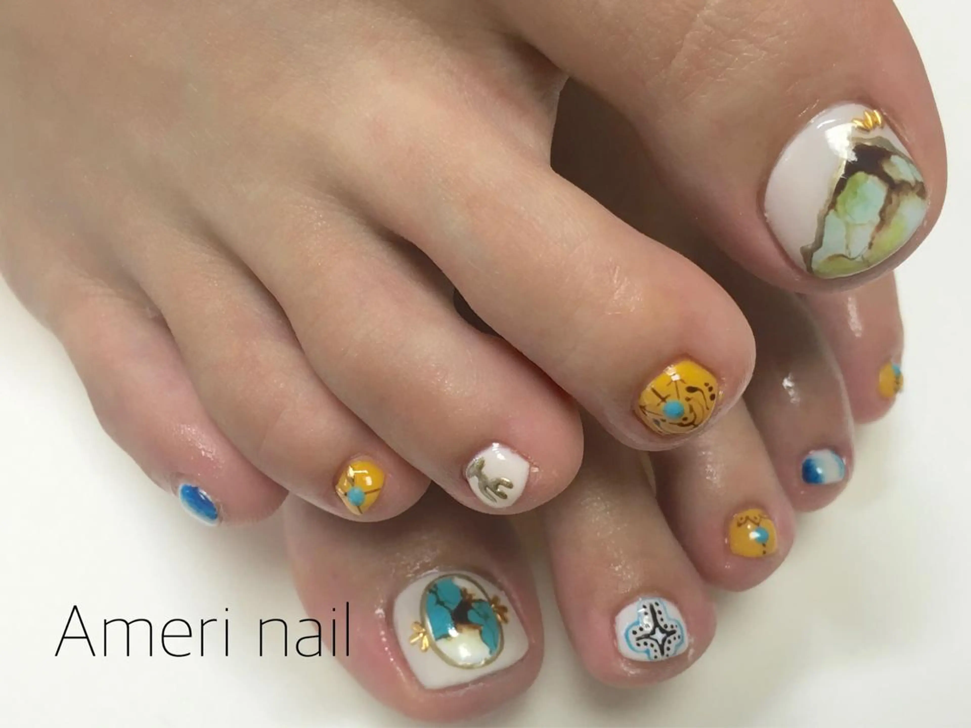 ネイル フットネイル Ameri nail /UKIのネイルデザイン