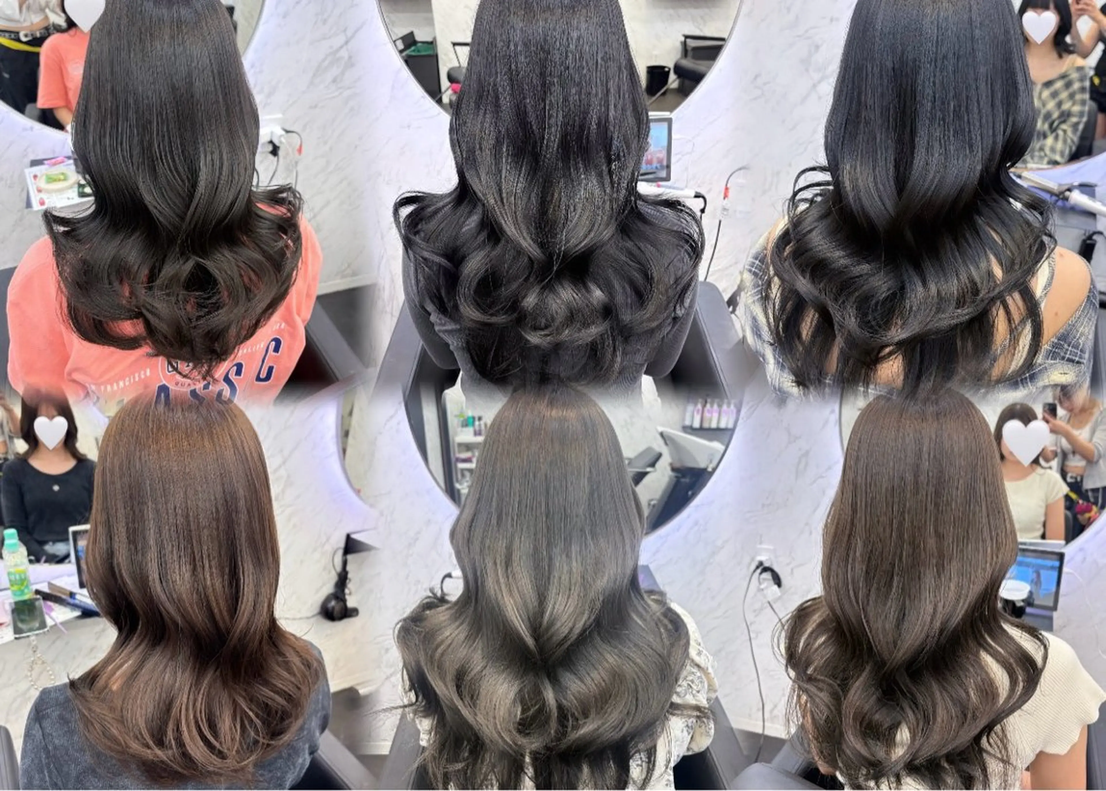 ロング カラー ヘアカラー hair salon dot. mooda 韓国風サロン 町田店所属・韓国風ヘア🎀🩶 /♡𝓝𝓸𝓪♡のヘアスタイル