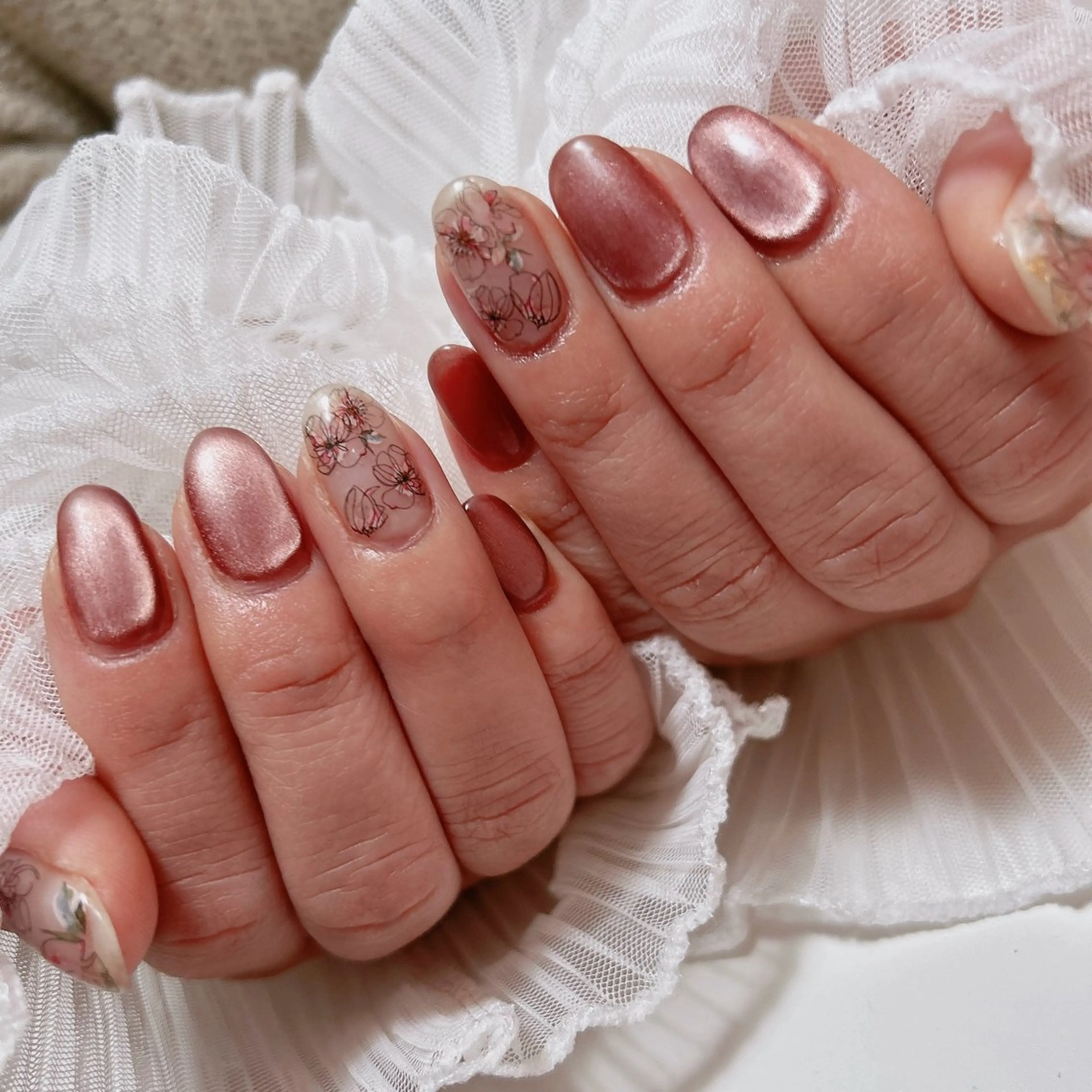 ネイル Three of cupsのネイルデザイン