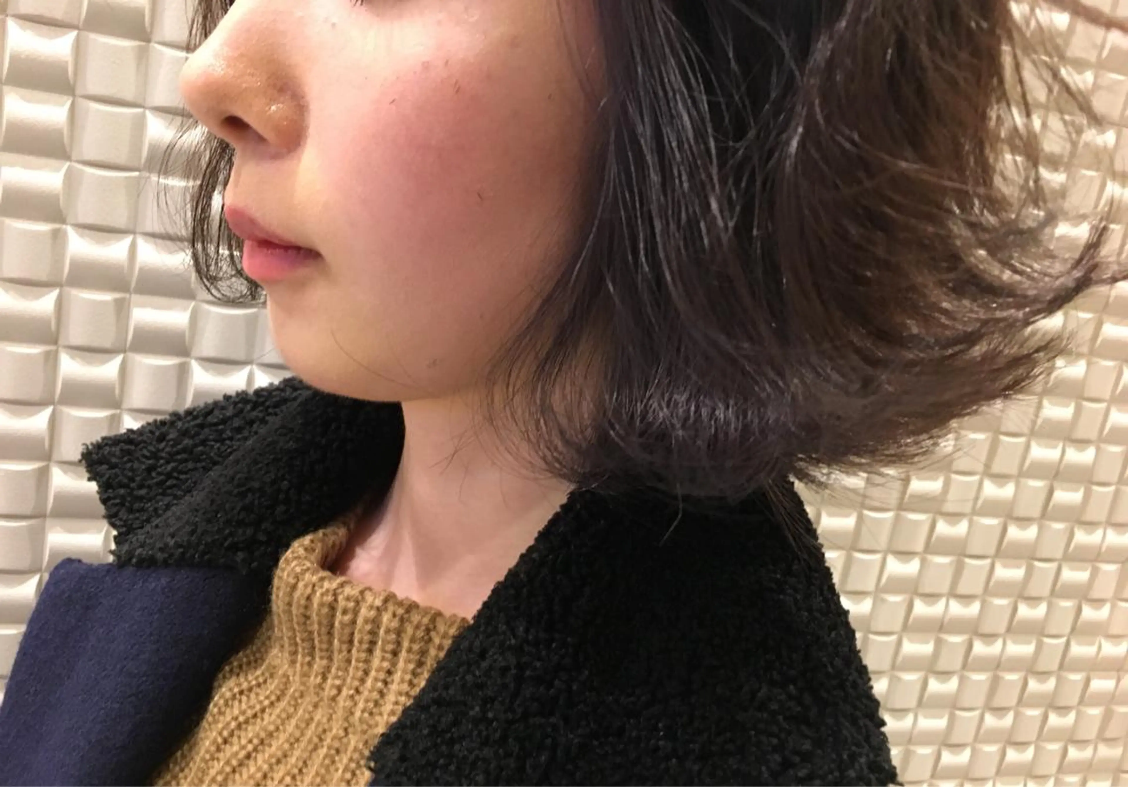 ショート ミディアム セミロング カラー ブルーカラー インナーカラー シルバー scene.池袋所属・scene. haraのヘアスタイル