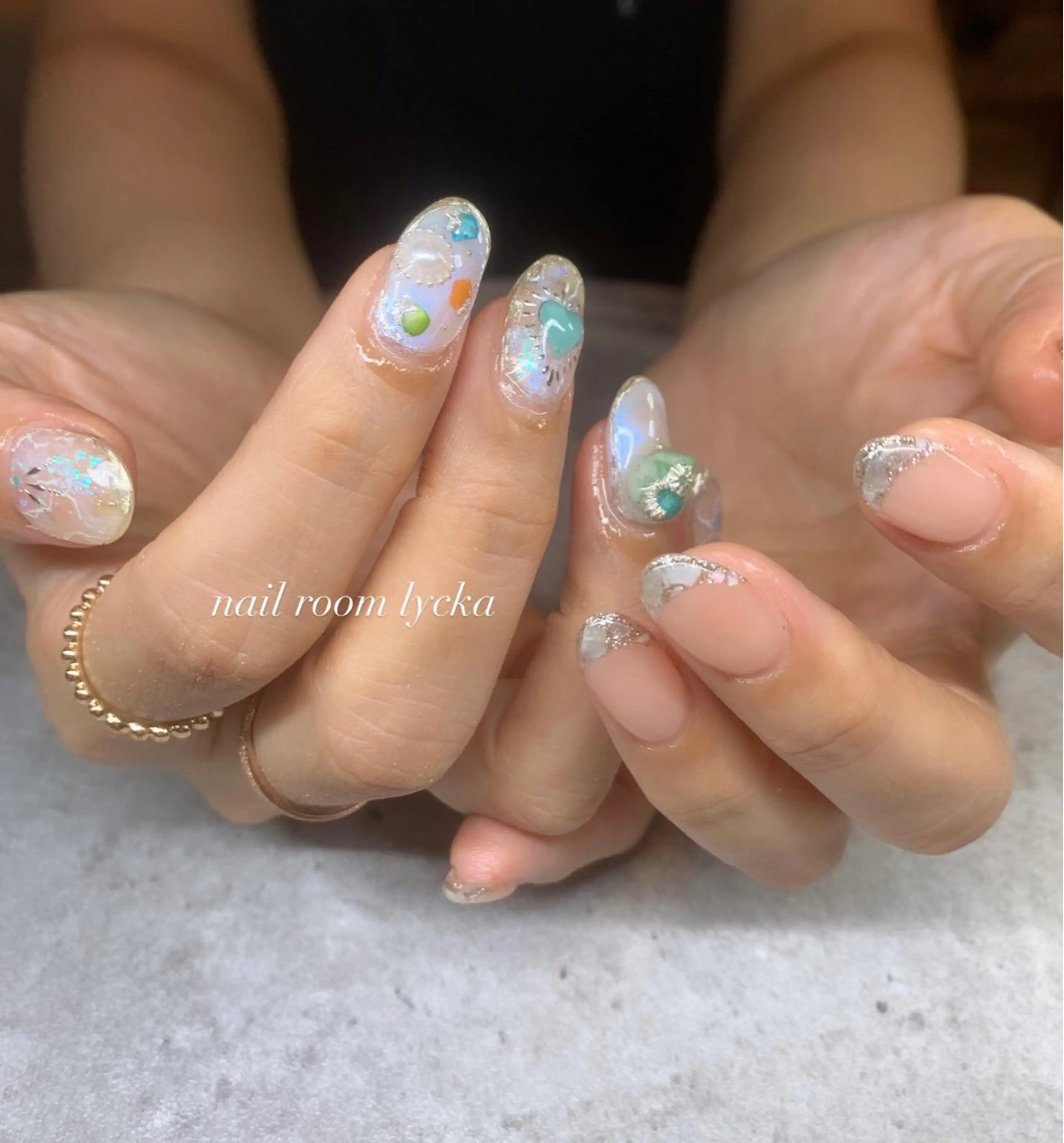 ネイル ﾈｲﾙﾙｰﾑﾘｯｶ 𝐦𝐚𝐲𝐮のネイルデザイン