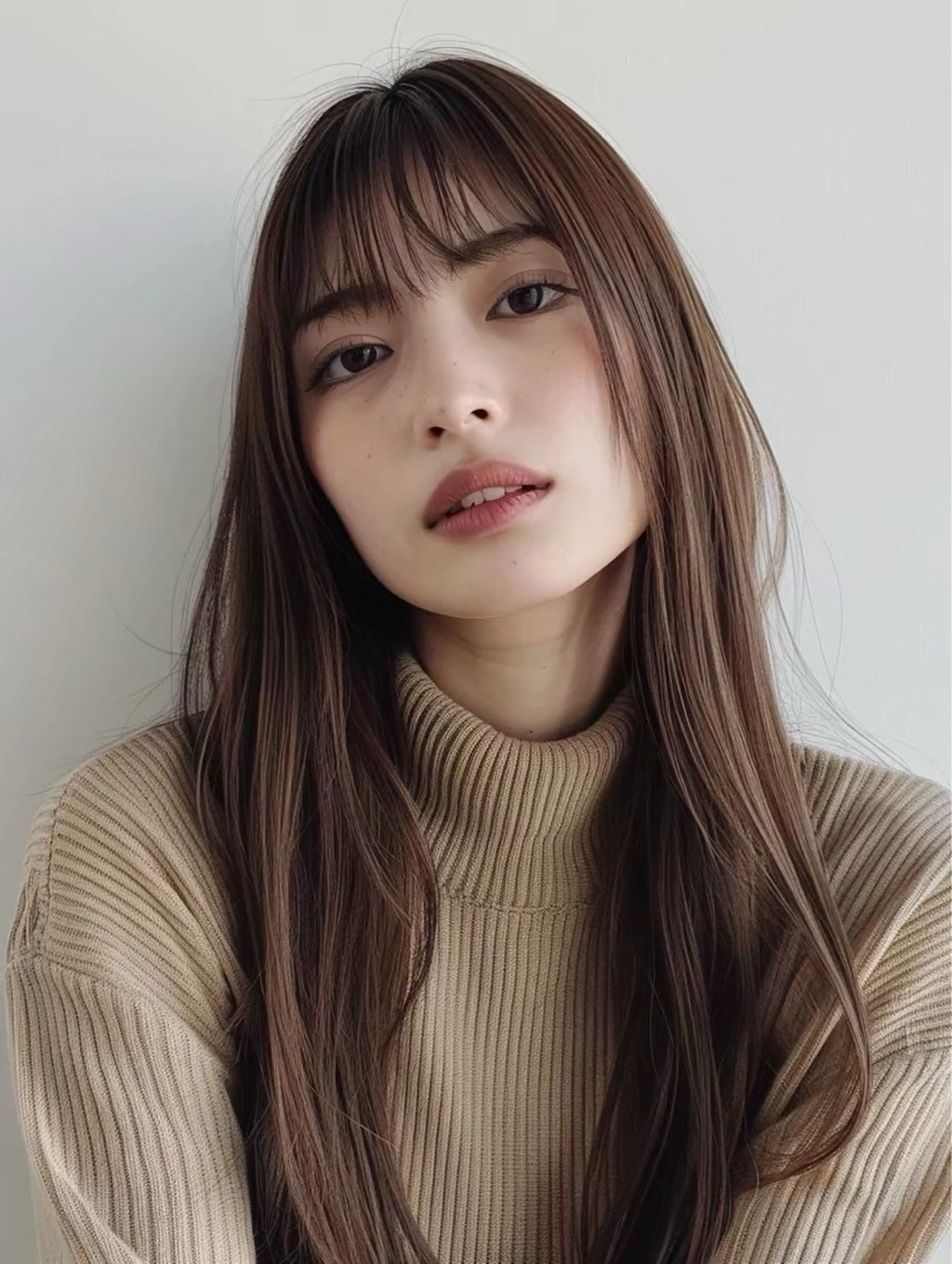 ロング カラー ブリーチなしWカラー 超特化/YURAのヘアスタイル