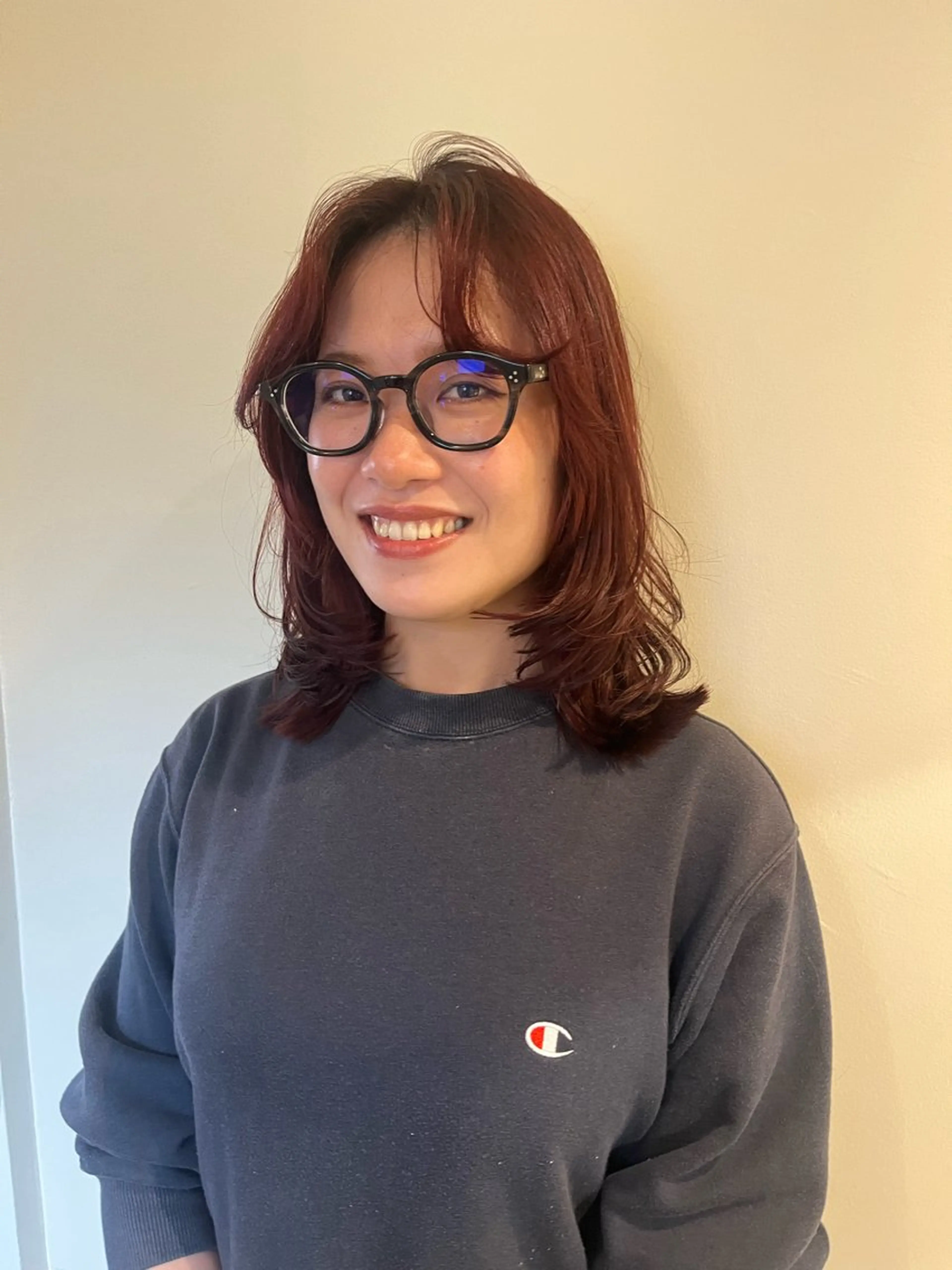 ミディアム カラー カット ヘアカラー 🦮shiori アイドルオタク🦮のヘアスタイル