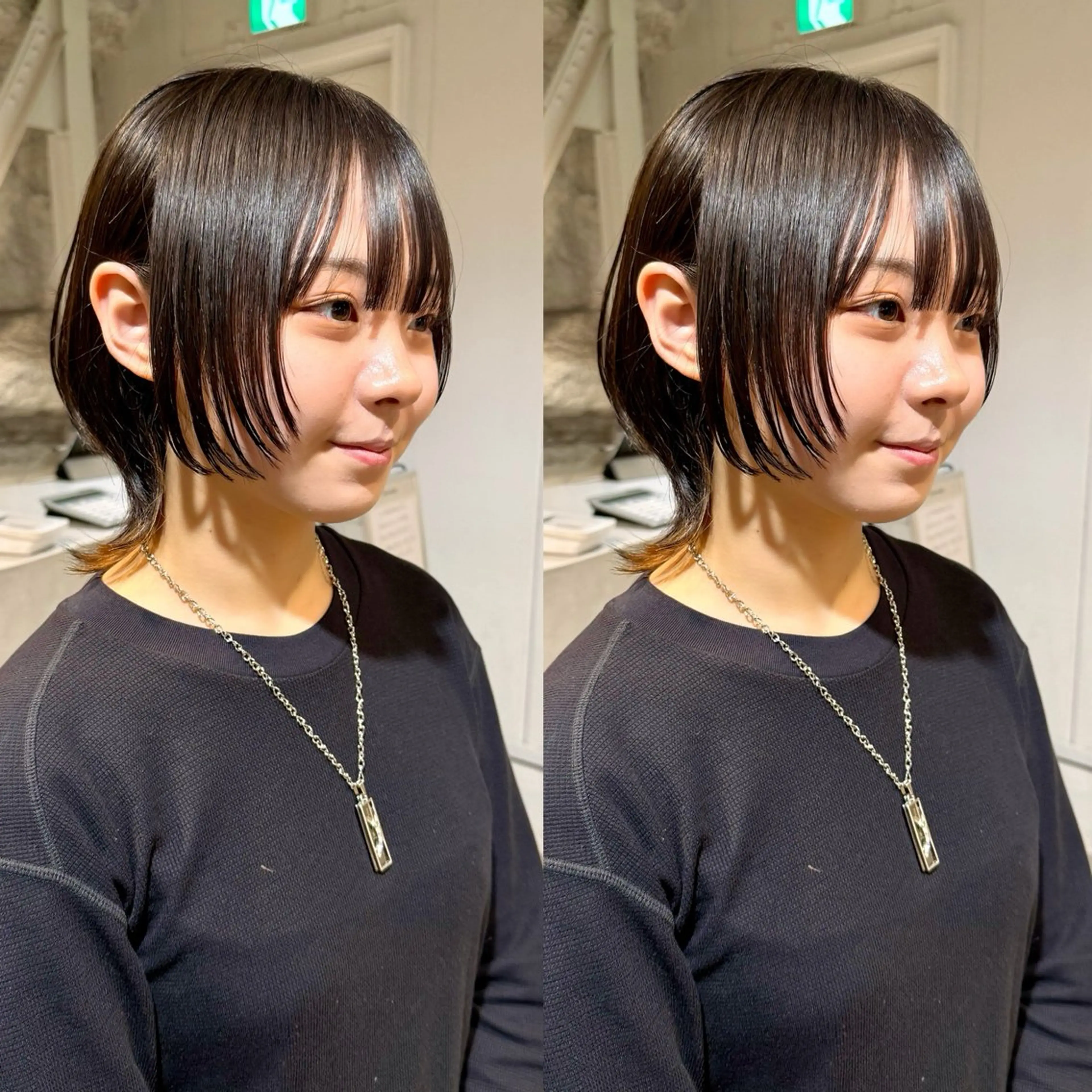 ショート カット ヘアカラー トリートメント 骨格診断で絶対可愛い ✨丸みショート✨凌弥のヘアスタイル
