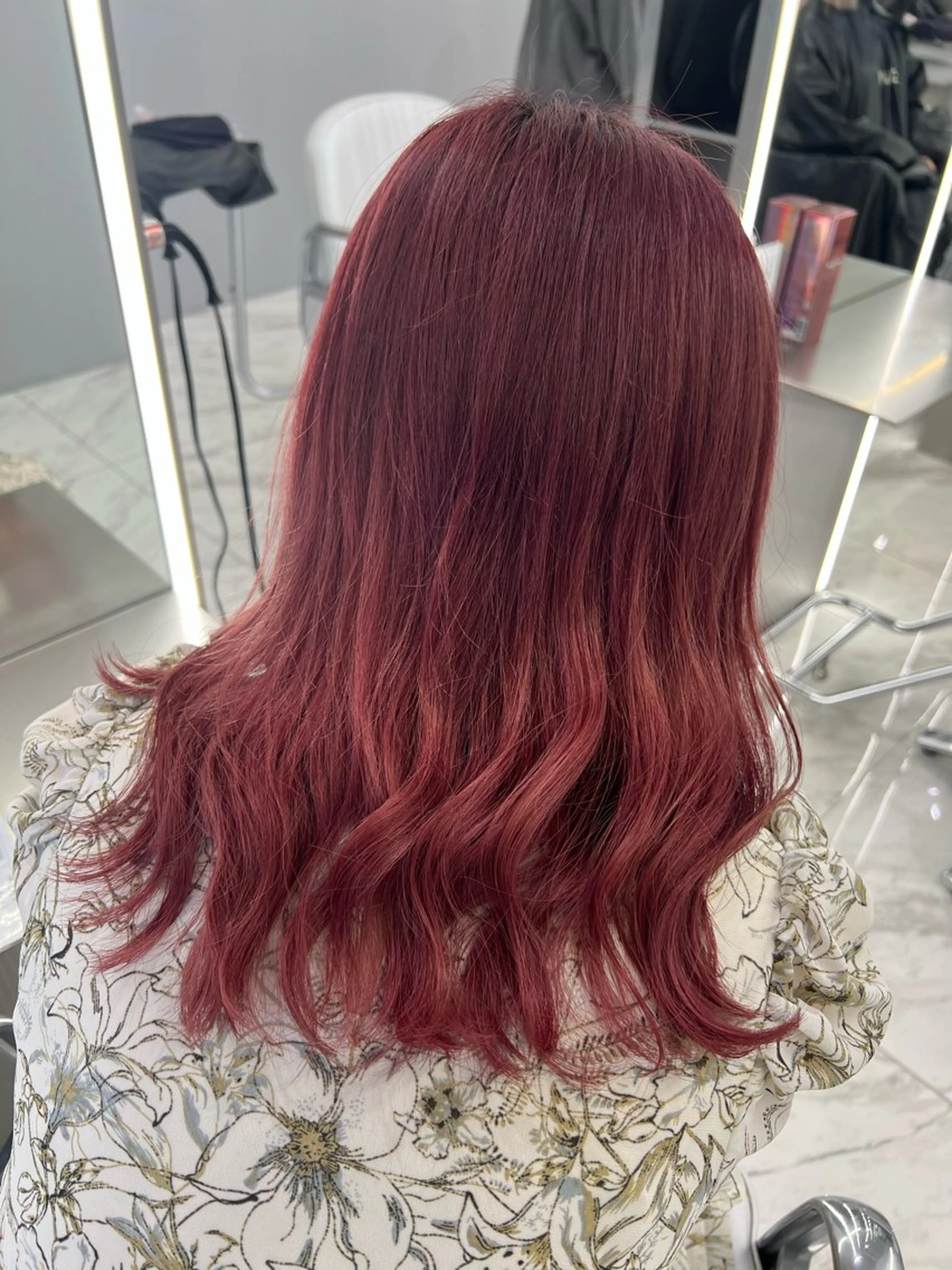 セミロング カラー カット ヘアカラー トリートメント ヘッドスパ 最高級髪質改善🥇 小玉美菜のヘアスタイル