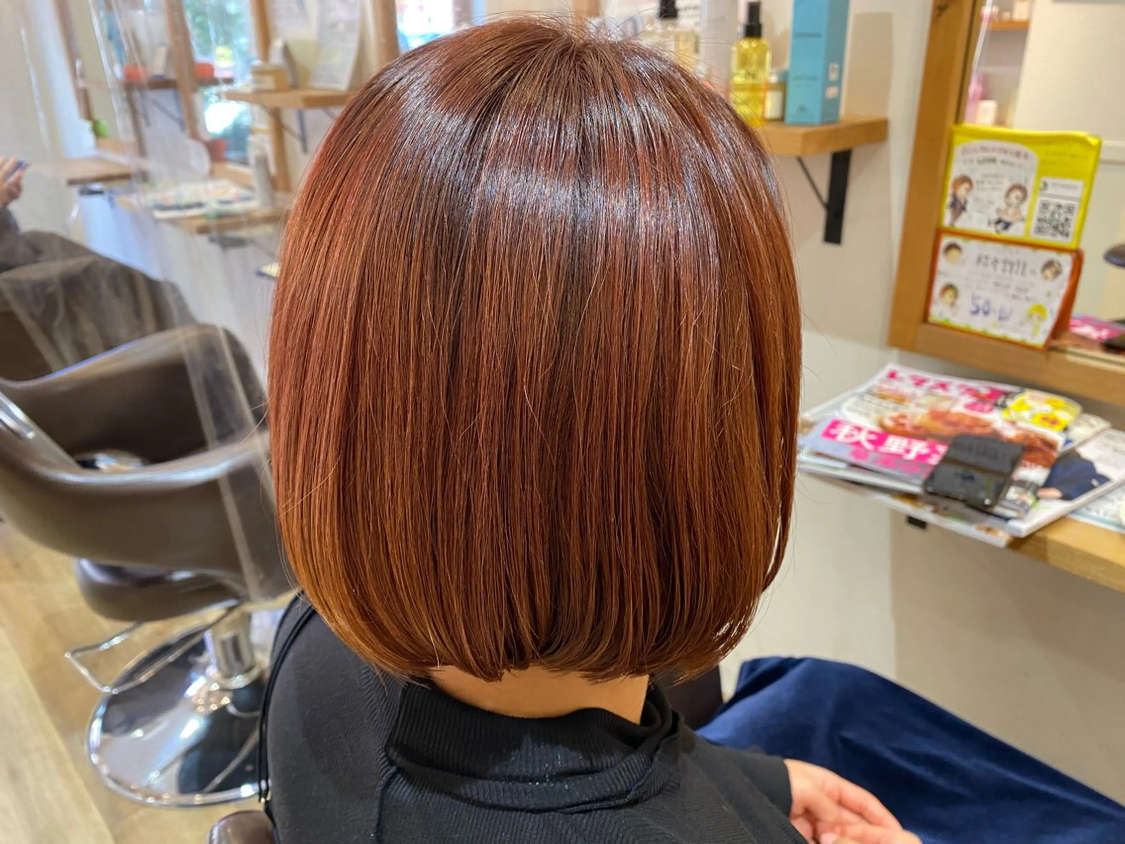 ミディアム カラー ブラウンカラー ピンクカラー ピンクブラウン N.取扱いサロン🌼 Airswarm小林のヘアスタイル